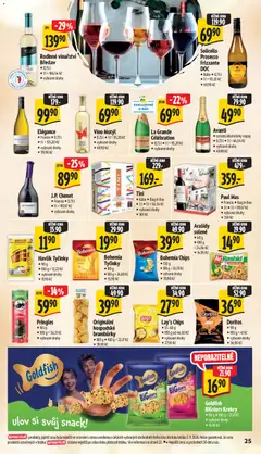 Náhled letáku Solicello Prosecco Frizzante DOC, Solicello Prosecco Frizzante DOC • Itálie • 0,75 l • 1 l = 93,20 Kč • vybrané druhy od 09.09.2026 | Strana: 33