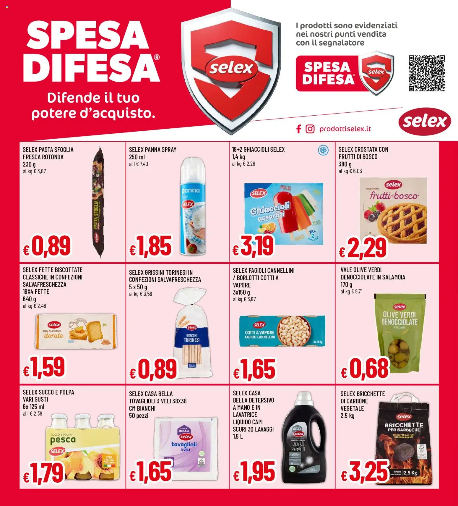 Volantino Galassia del 18/06/2026 | Pagina: 16 | Prodotti: Ghiaccioli, Cannellini, Pesca, Grissini