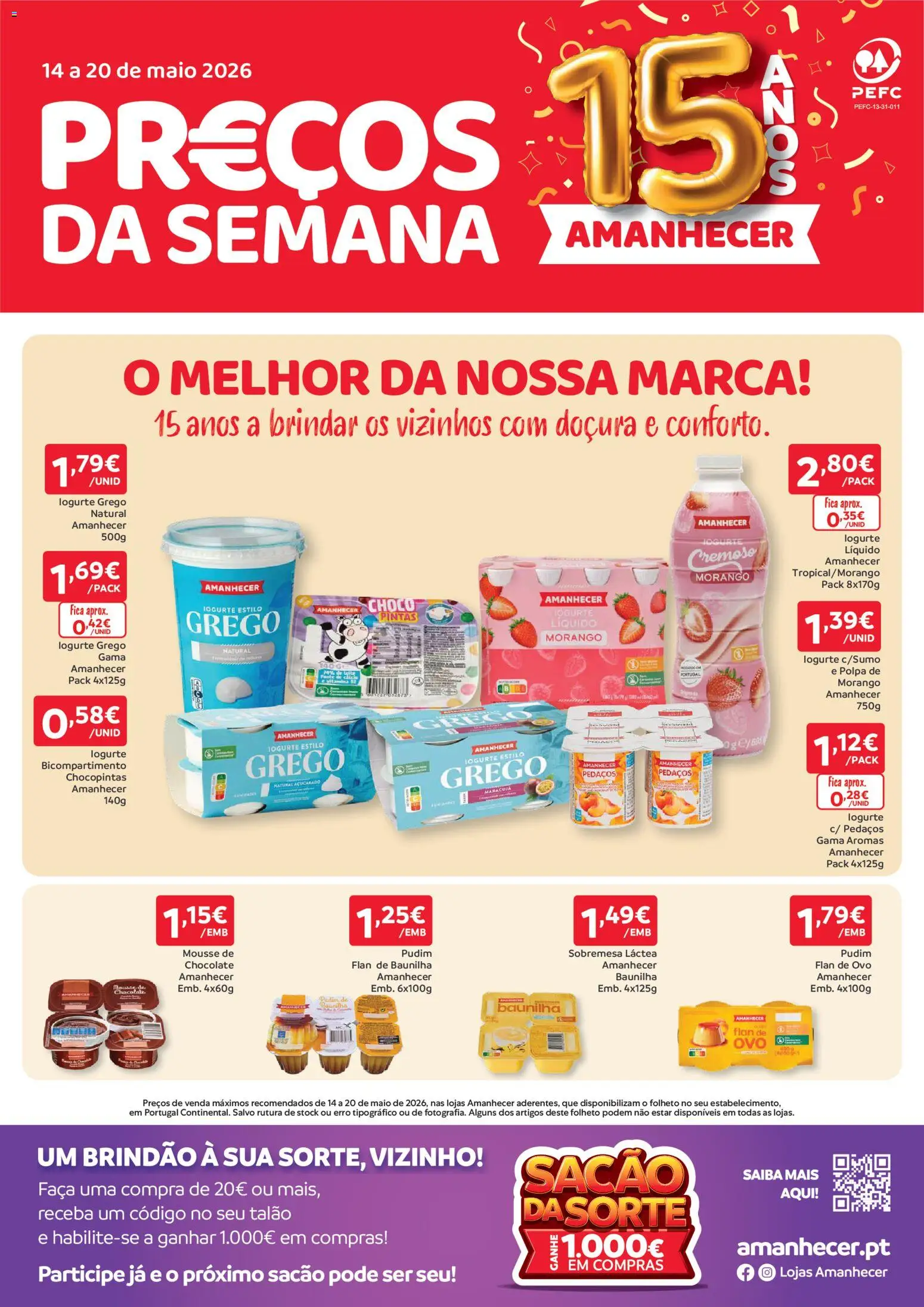 Amanhecer folheto │ válido de 14.05.2026 | Página: 1