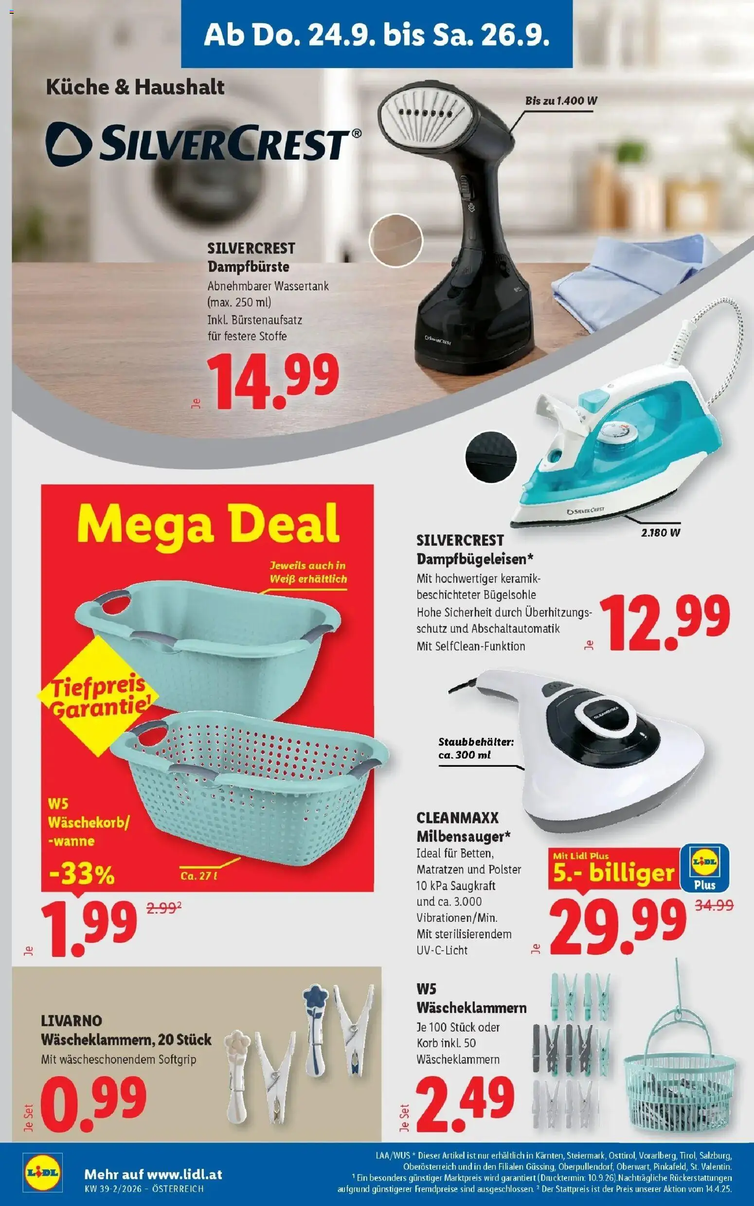 Lidl Flugblatt - Jenbach ab 24.09.2026 - Angebote ab donnerstag | Seite: 22 | Produkte: Korb