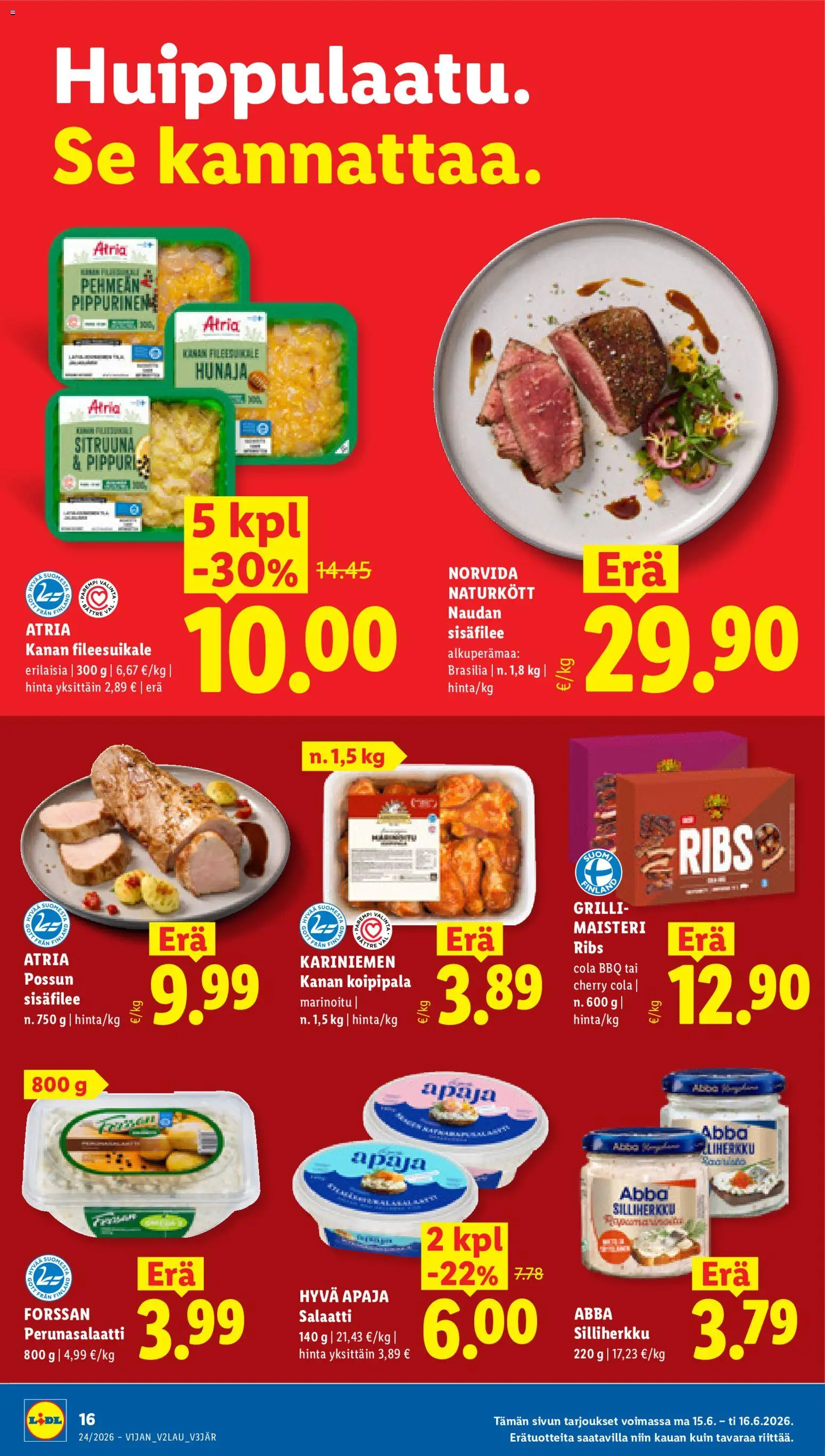 Lidl tarjoukset - Helsinki – voimassa 11.06.2026 alkaen | Sivu: 24