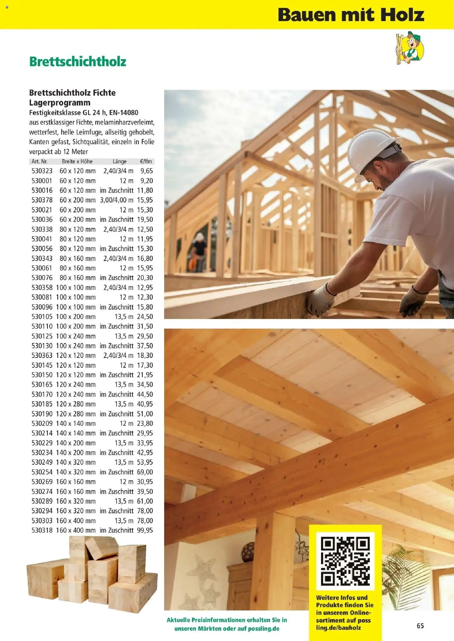 Angebote - Holz Possling: dig. Flyer | Holz-Bau-Katalog | Mai – gültig ab 03.05.2025 | Seite: 65