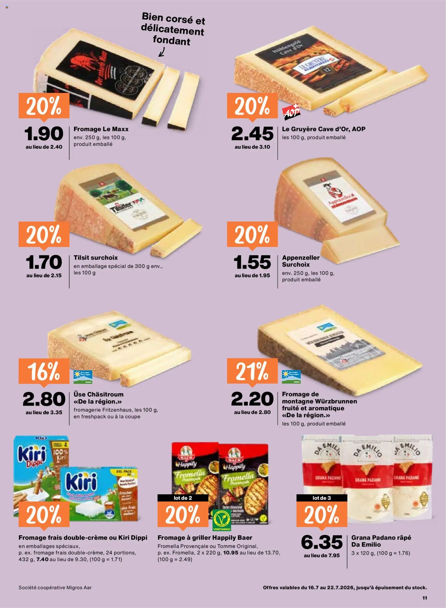 Migros aktionen FR – gültig ab 16.07.2026 | Seite: 11 | Produkte: Griller