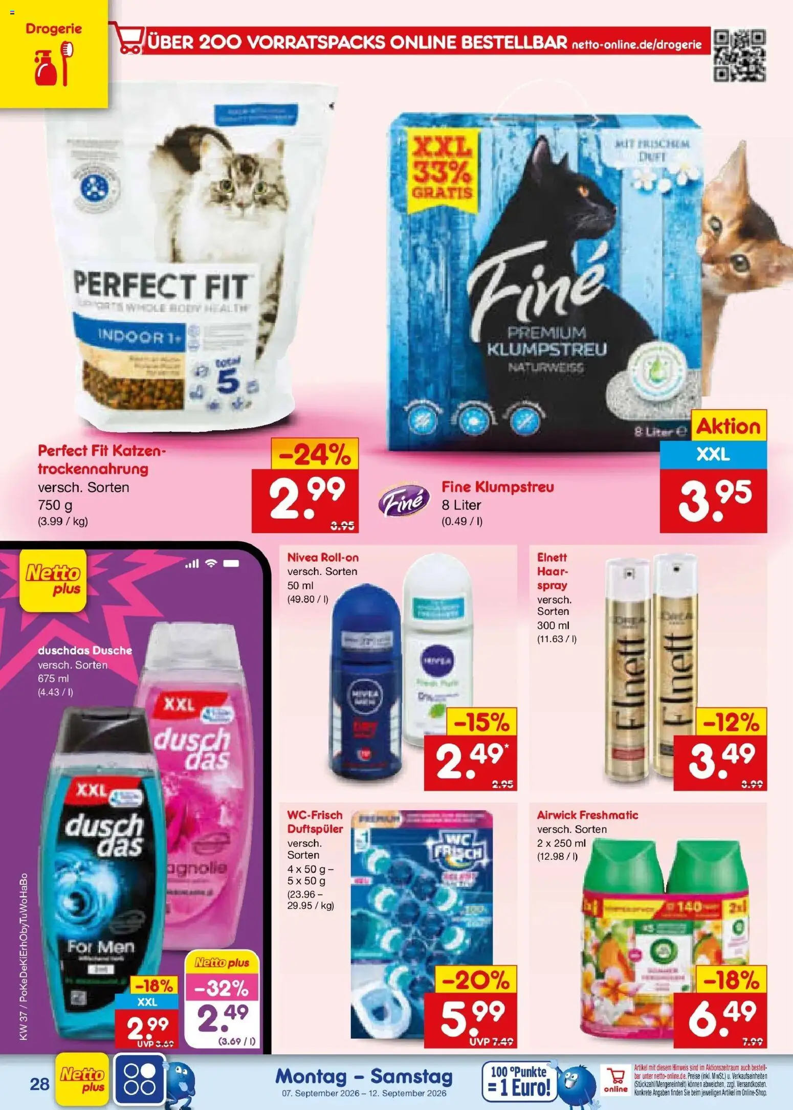 Netto Marken-Discount Prospekt Bad Friedrichshall – gültig ab 07.09.2026 | Seite: 42 | Produkte: Dusche, Duft, Duschdas