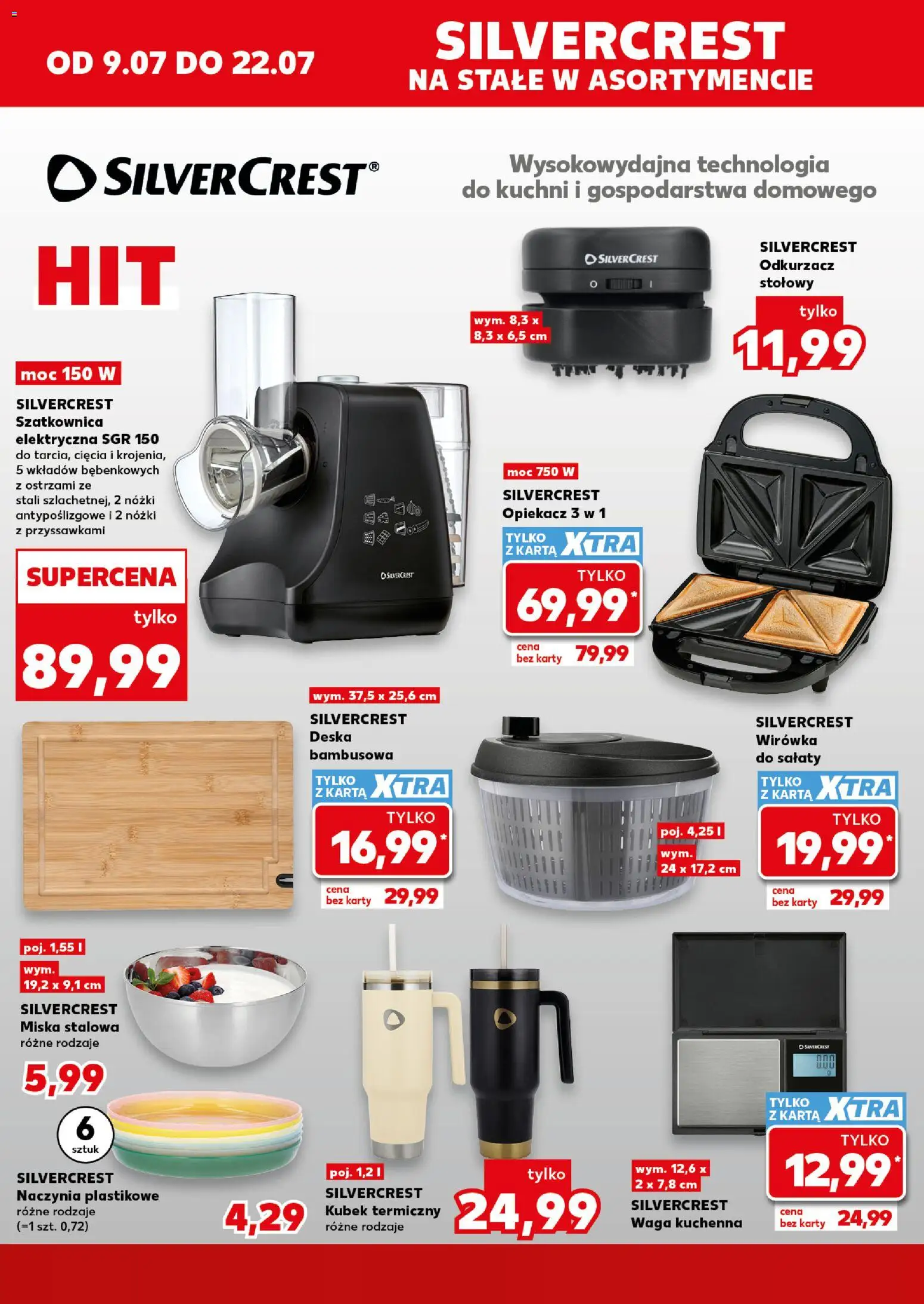 Kaufland Polsko leták - Złap okazje od 09.07.2026 | Strana: 16 | Produkty: Saláty, Miska, Karty