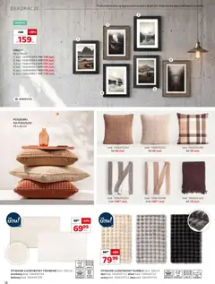Pogląd oferty "Komfort gazetka" - ważna od 16.09.2026 | Strona: 14 | Produkty: Dywanik łazienkowy, Dekoracje, Poszewki na poduszki
