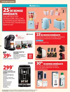 Auchan - Prévisualisation de Auchan prospectus valide à partir de 12.05.2026 | Page: 28 | Produits: Broyeur, Café en grains, Delonghi, Pain