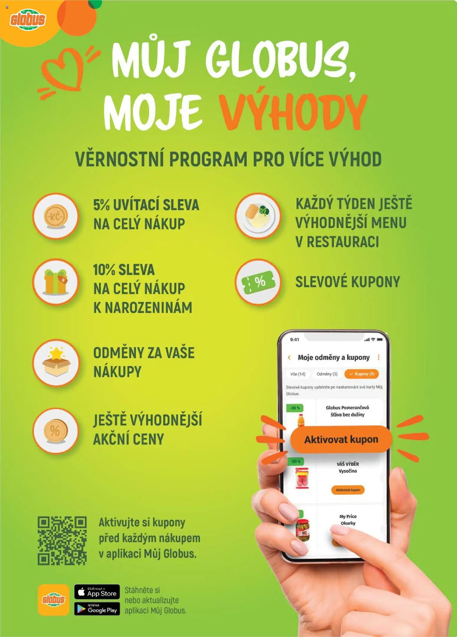Globus leták od 15.07.2026 | Strana: 9 | Produkty: Globus, Vysočina, Karty, Šťáva
