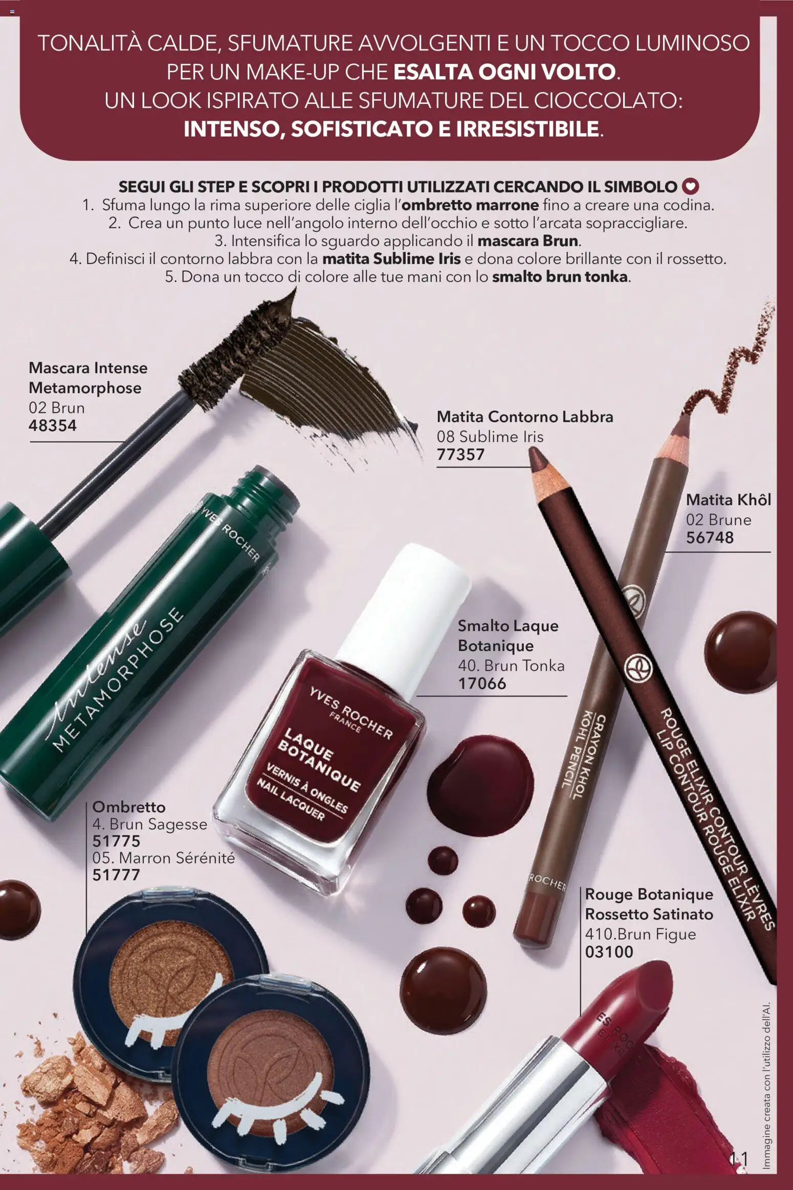 Volantino Yves Rocher del 20/10/2026 | Pagina: 11 | Prodotti: Mascara, Ombretto, Rossetto, Cioccolato