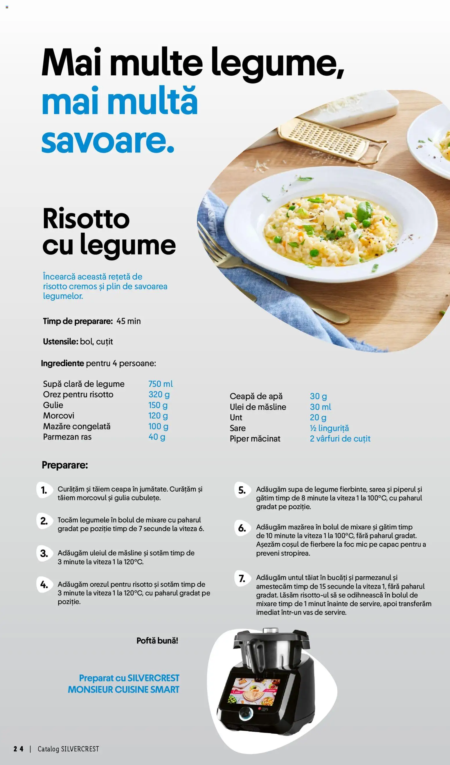 Noul catalog Lidl – valabil de la 30.03.2026 | Pagină: 24 | Produse: Mazăre, Cuțit, Ceapă, Parmezan