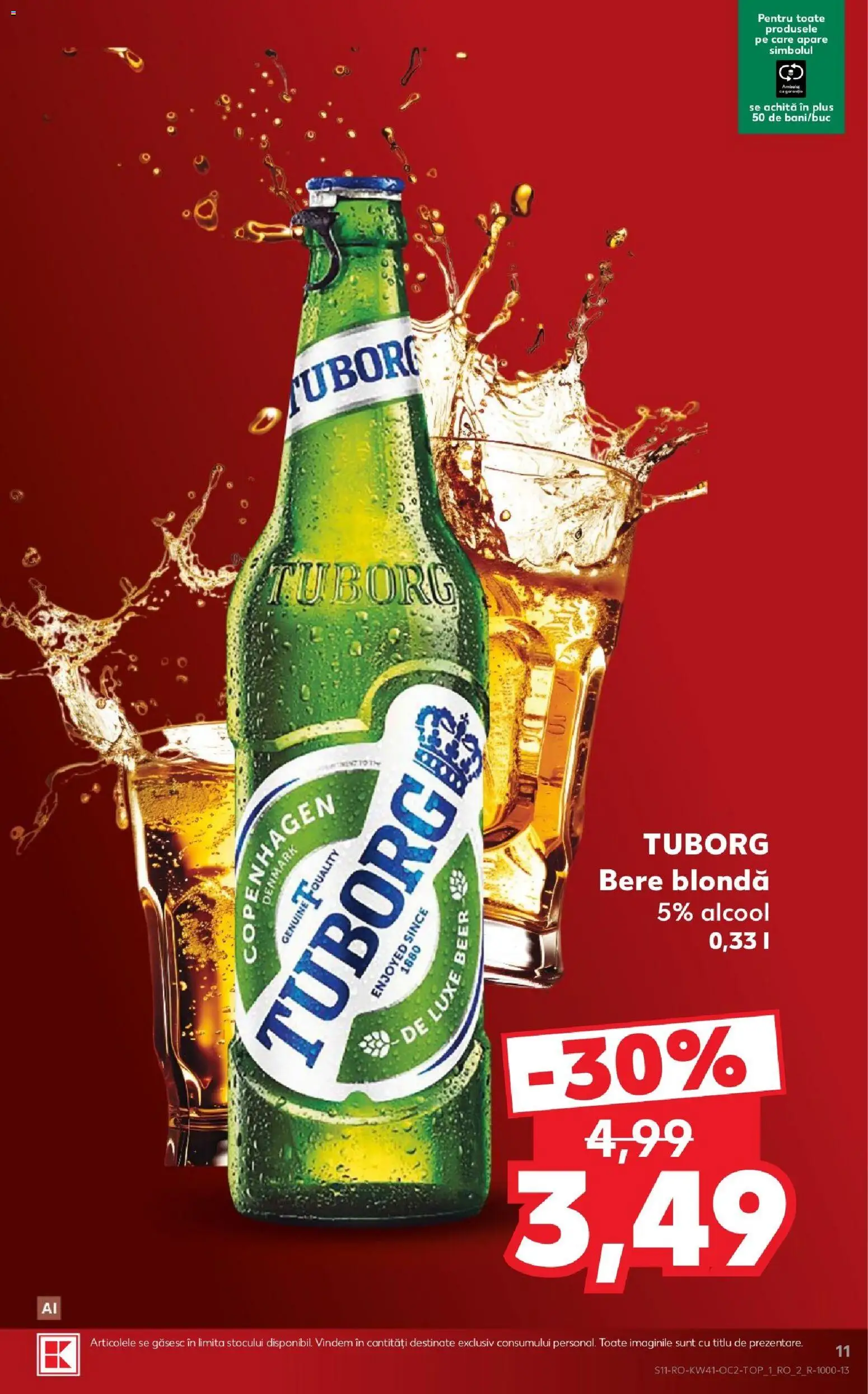 Noul catalog Kaufland – valabil de la 07.10.2026 | Pagină: 11 | Produse: Bere, Plus