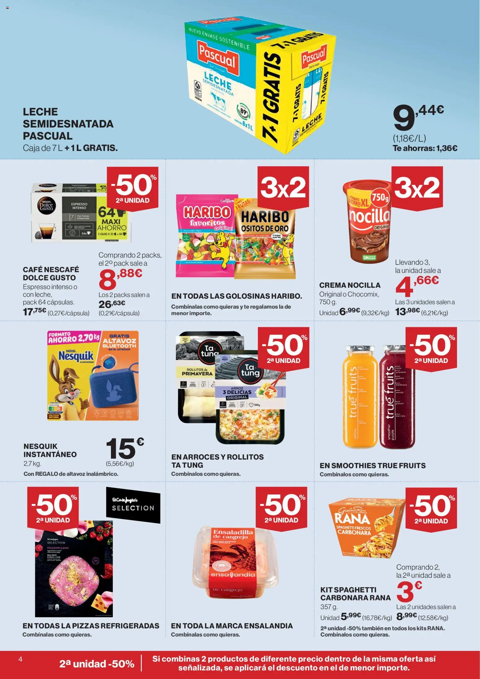 Hipercor catálogo │ válido desde el 09.04.2026 | Página: 4 | Productos: Café, Arroz, Ροζ πιπέρι, Altavoz