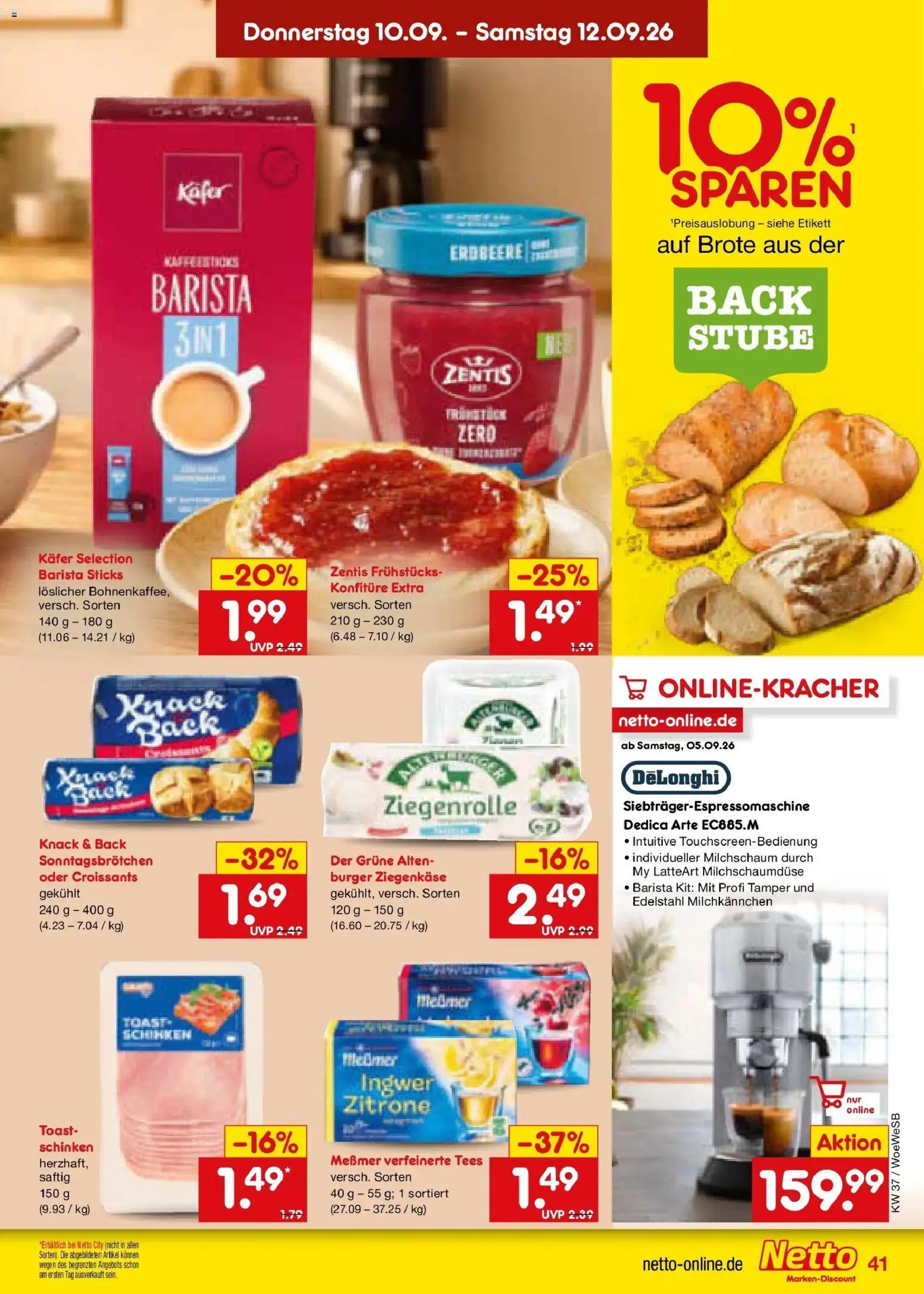 Netto Marken-Discount Prospekt Leonberg – gültig ab 07.09.2026 | Seite: 59 | Produkte: Messmer, Burger, Zitrone, Schinken