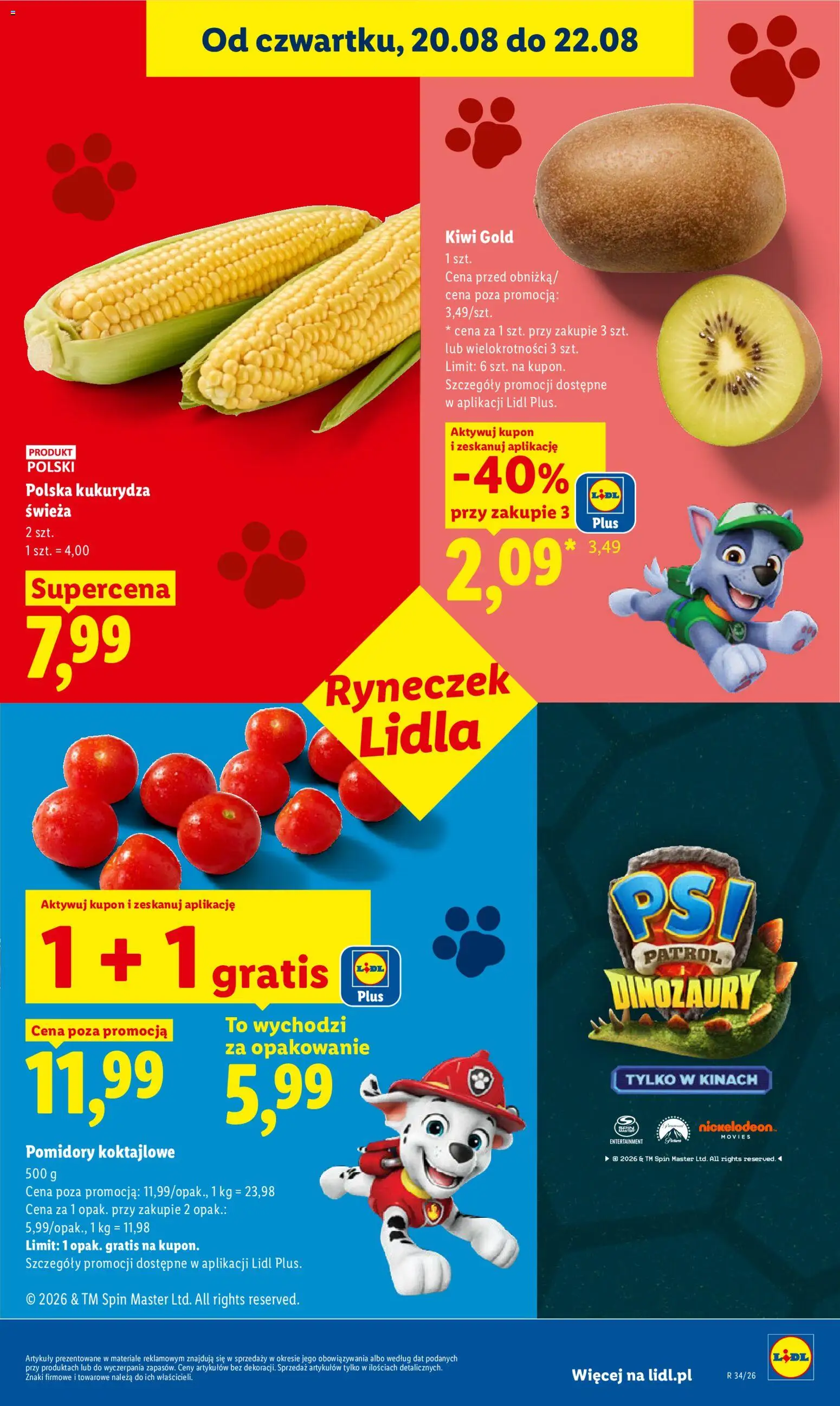 Lidl Polsko leták od 20.08.2026 | Strana: 47 | Produkty: Kiwi
