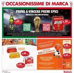 Anteprima del volantino Italmark volantino Occasionissime di Marca valido a partire dal 17.06.2026 | Pagina: 11 | Prodotti: Barbecue, Cappello, Arancia, Aperol