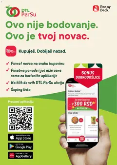 PerSu katalog Ovo nije bodovanje. Ovo je tvoj novac. - pregled PerSu kataloga - važi od 07.05.2026