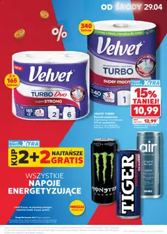 Pogląd oferty "Kaufland gazetka" - ważna od 29.04.2026 | Strona: 5 | Produkty: Karta, Napoje, Ręcznik papierowy