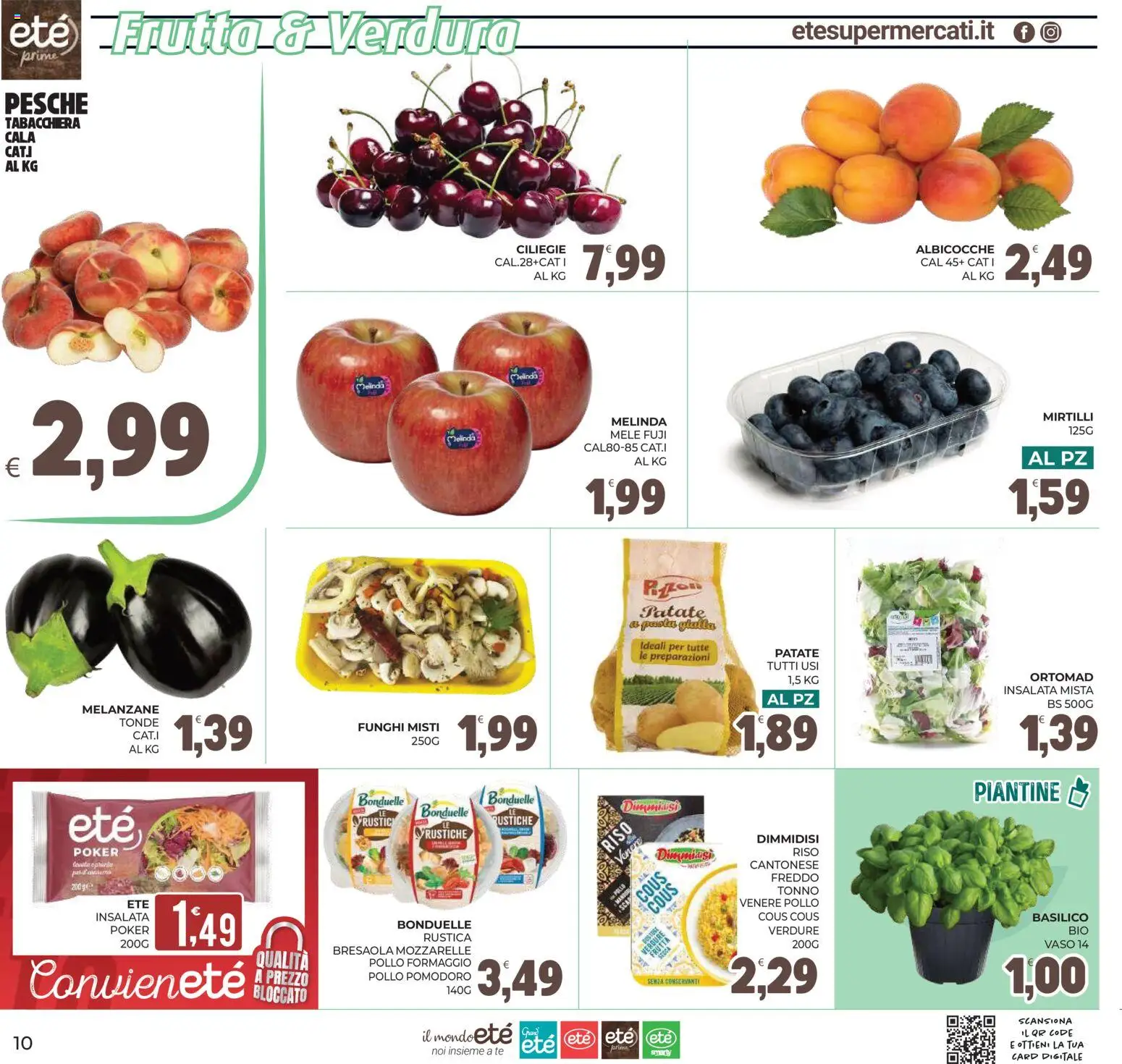 Volantino Eté del 12.06.2026 | Pagina: 10 | Prodotti: Funghi, Basilico, Tonno, Vaso