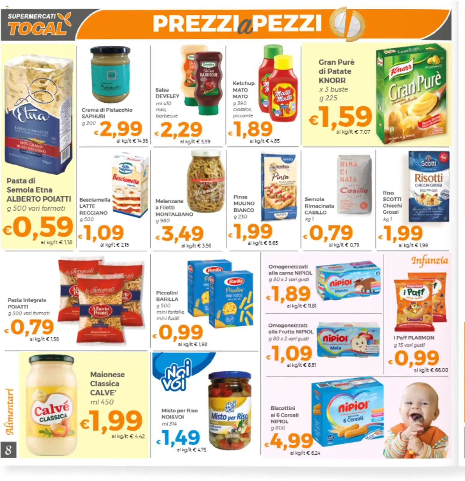 Volantino Tocal del 29.05.2026 | Pagina: 8 | Prodotti: Crema, Patate, Barbecue, Fusilli