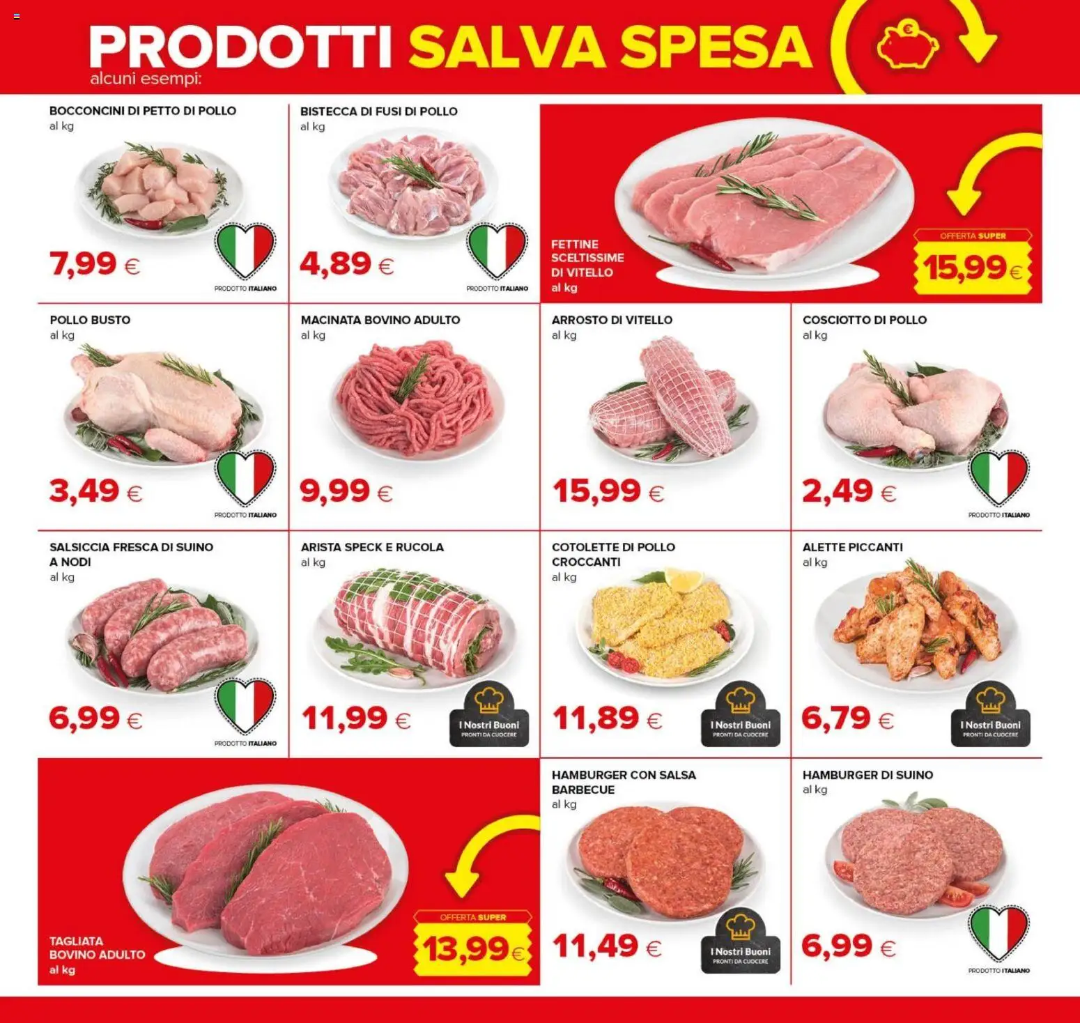 Volantino Oasi del 08/10/2026 | Pagina: 2 | Prodotti: Arrosto, Rucola, Barbecue, Vitello