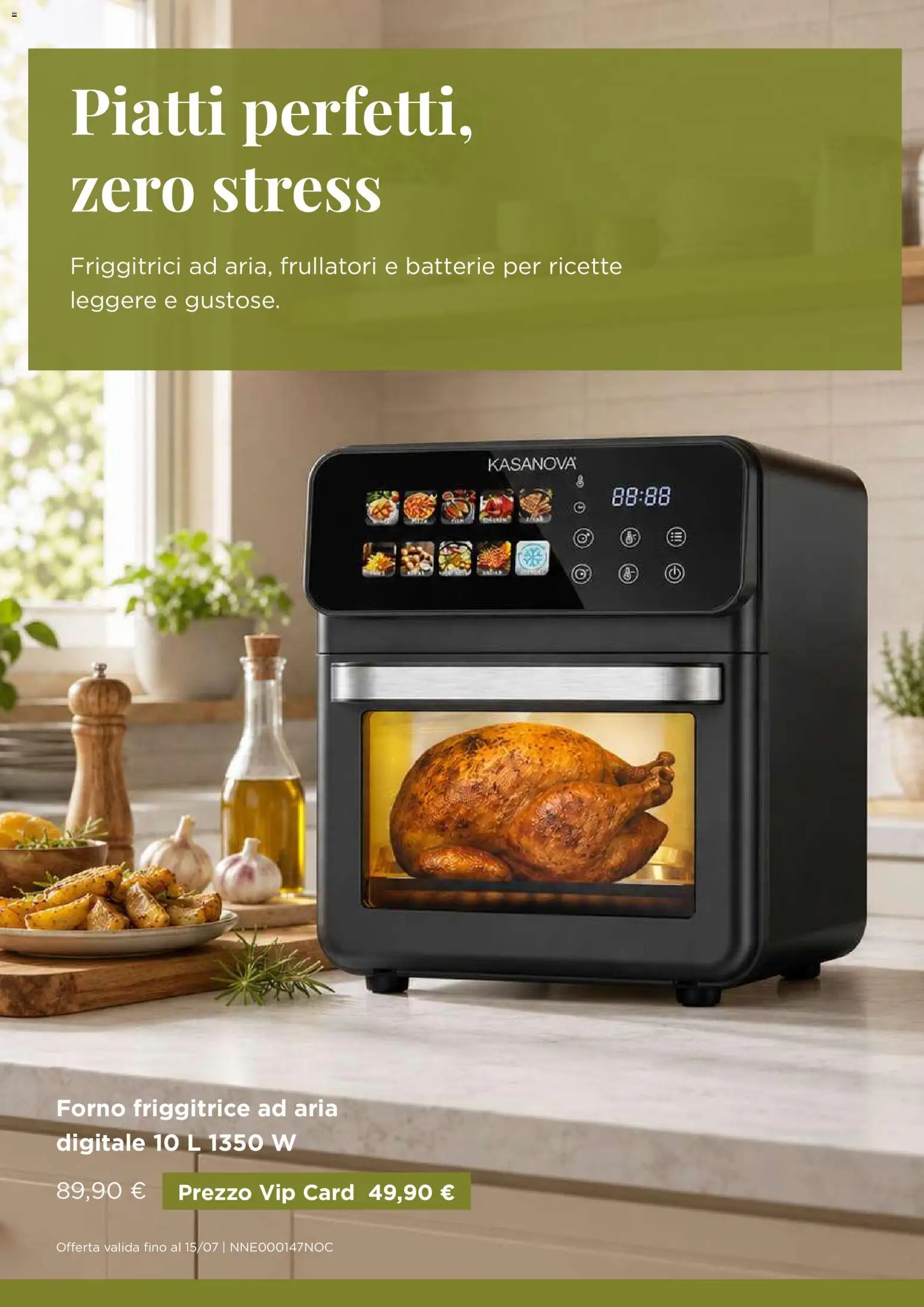 Volantino Kasanova del 12.06.2026 | Pagina: 22 | Prodotti: Friggitrice ad aria, Forno, Friggitrice, Batterie