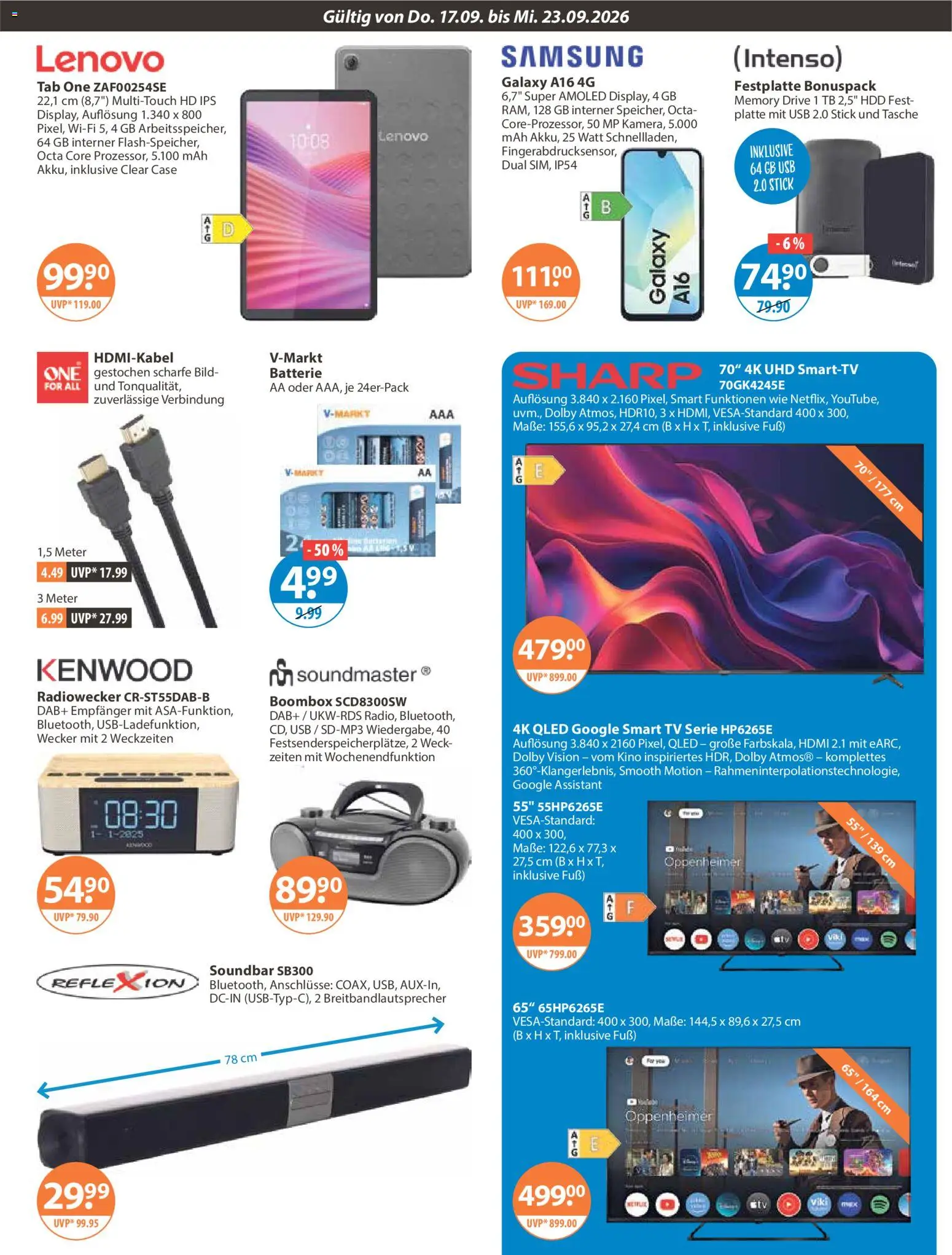 V-Markt Angebote – gültig ab 17.09.2026 | Seite: 19