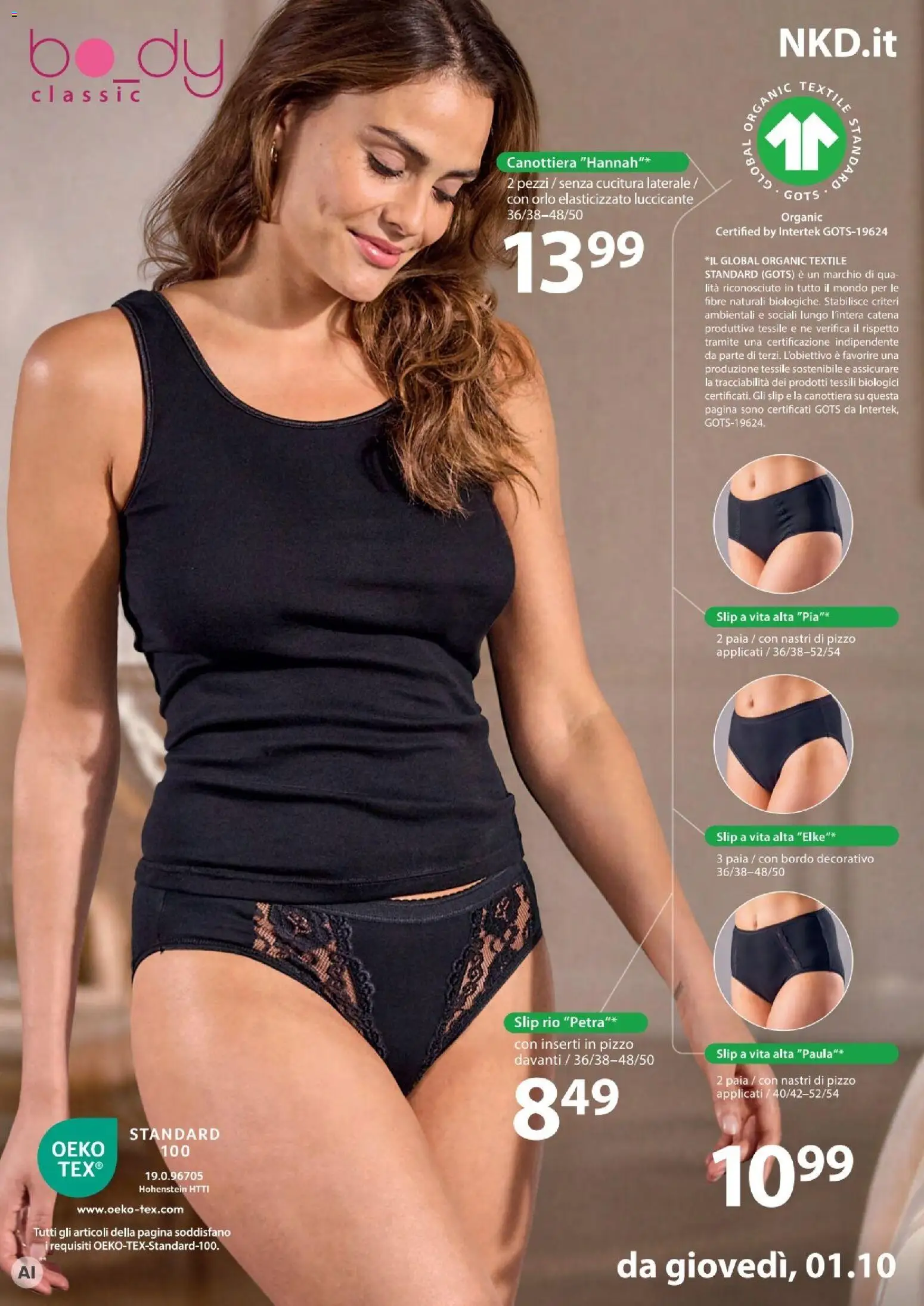 Volantino NKD del 01/10/2026 | Pagina: 3 | Prodotti: Slip, Inserti