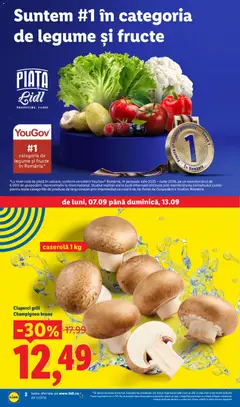 Ofertele Lidl valabile de la 07.09.2026 | Pagină: 2 | Produse: Caserola, Ciuperci, Tip, Legume