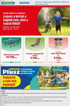 Praktiker akciós újság - amely érvényes a következő dátumtól: 04.06.2026