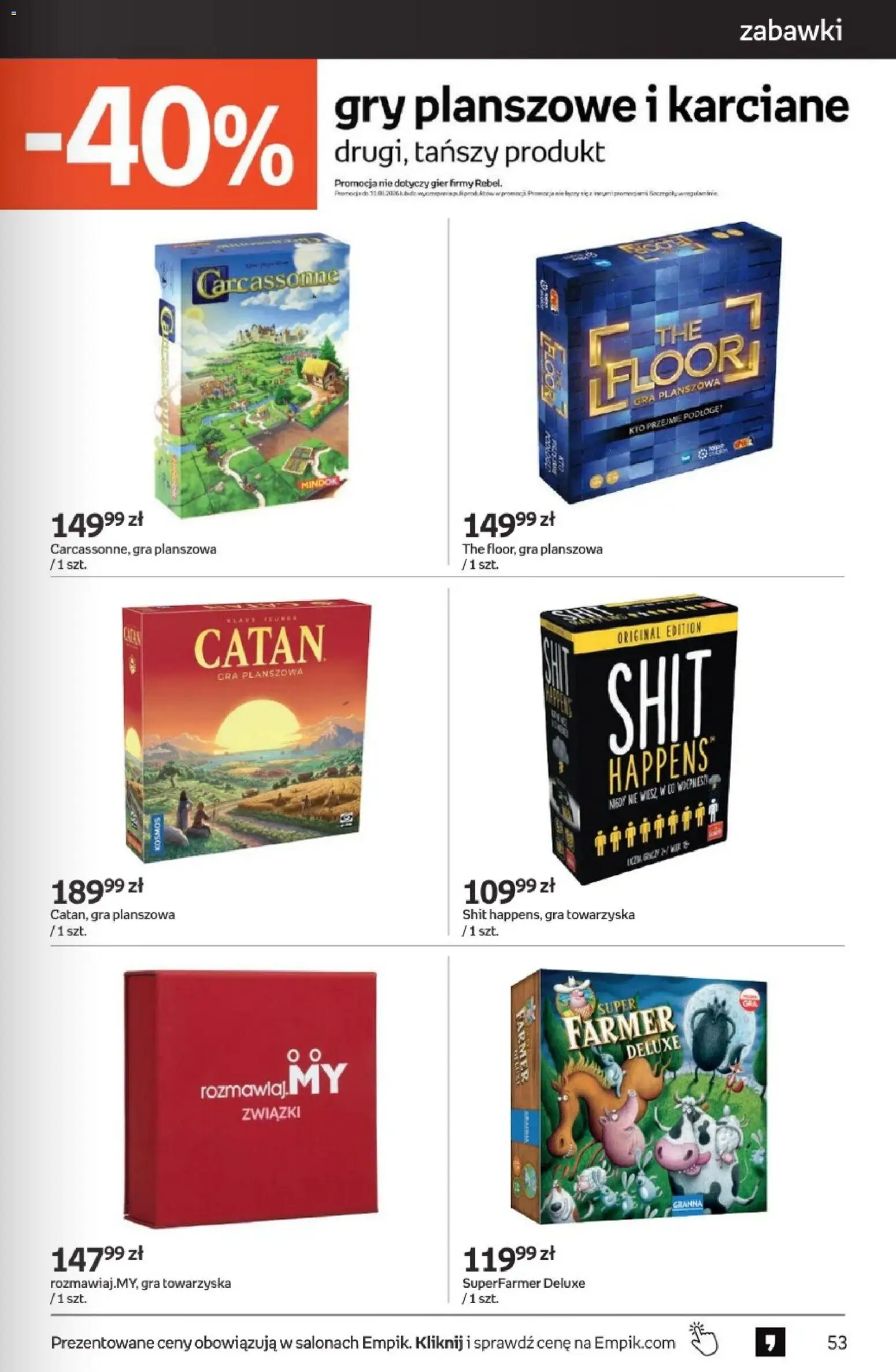 Empik promocje od 29.07.2026 | Strona: 53 | Produkty: Gra, Gry