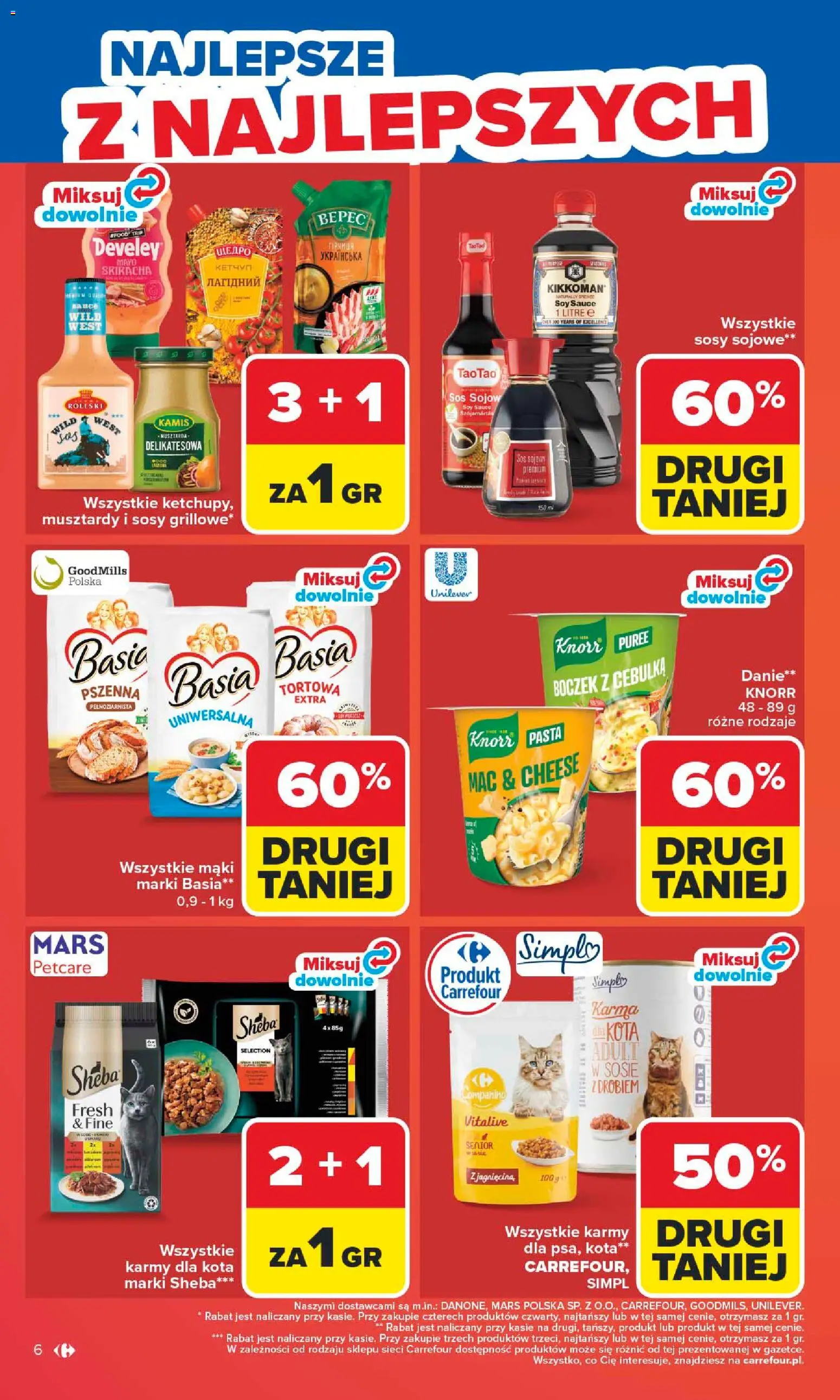 Carrefour gazetka od 25.05.2026 | Strona: 8 | Produkty: Sriracha, Boczek, Musztarda, Sos
