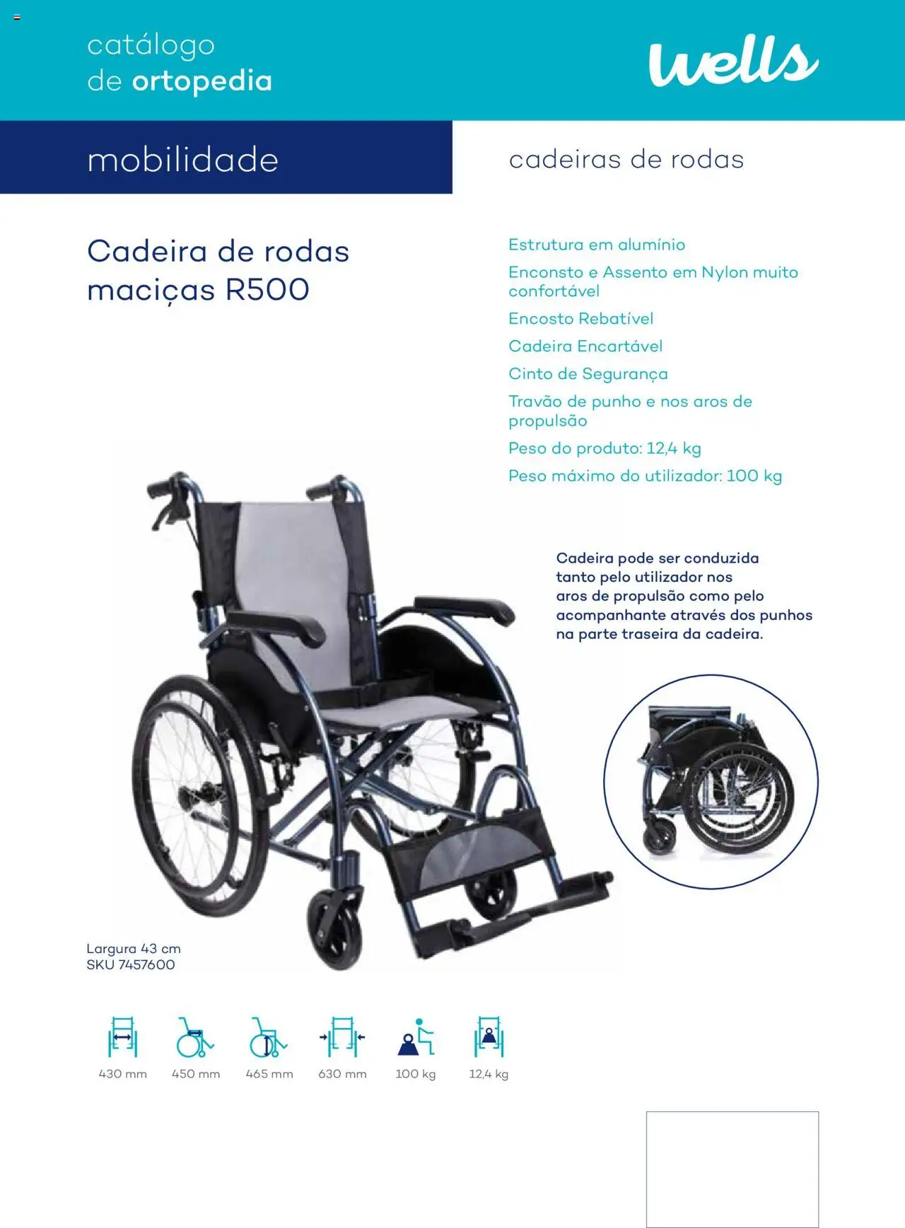Well’s Catálogo de Ortopedia │ válido de 12/02/2024 | Página: 13 | Produtos: Cinto, Cadeira