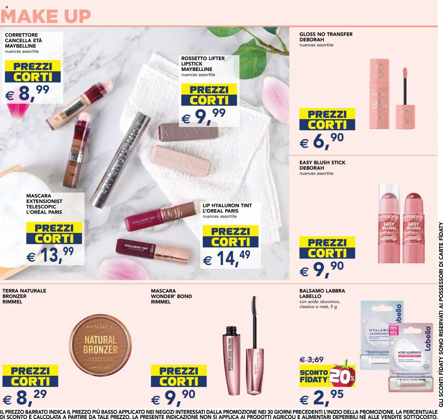 Volantino Esselunga S del 10/09/2026 | Pagina: 4 | Prodotti: Mascara, Rossetto, Correttore, Blush