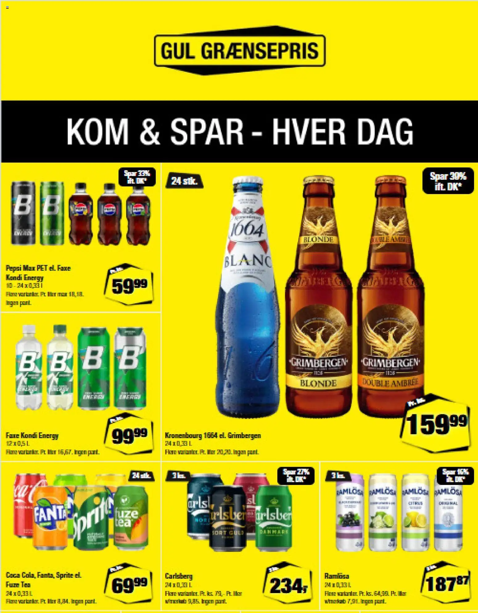 Calle tilbudsavis – gyldig fra 08/07/2026 | Side: 6 | Produkter: Fanta, Faxe Kondi, Pepsi, Pepsi Max