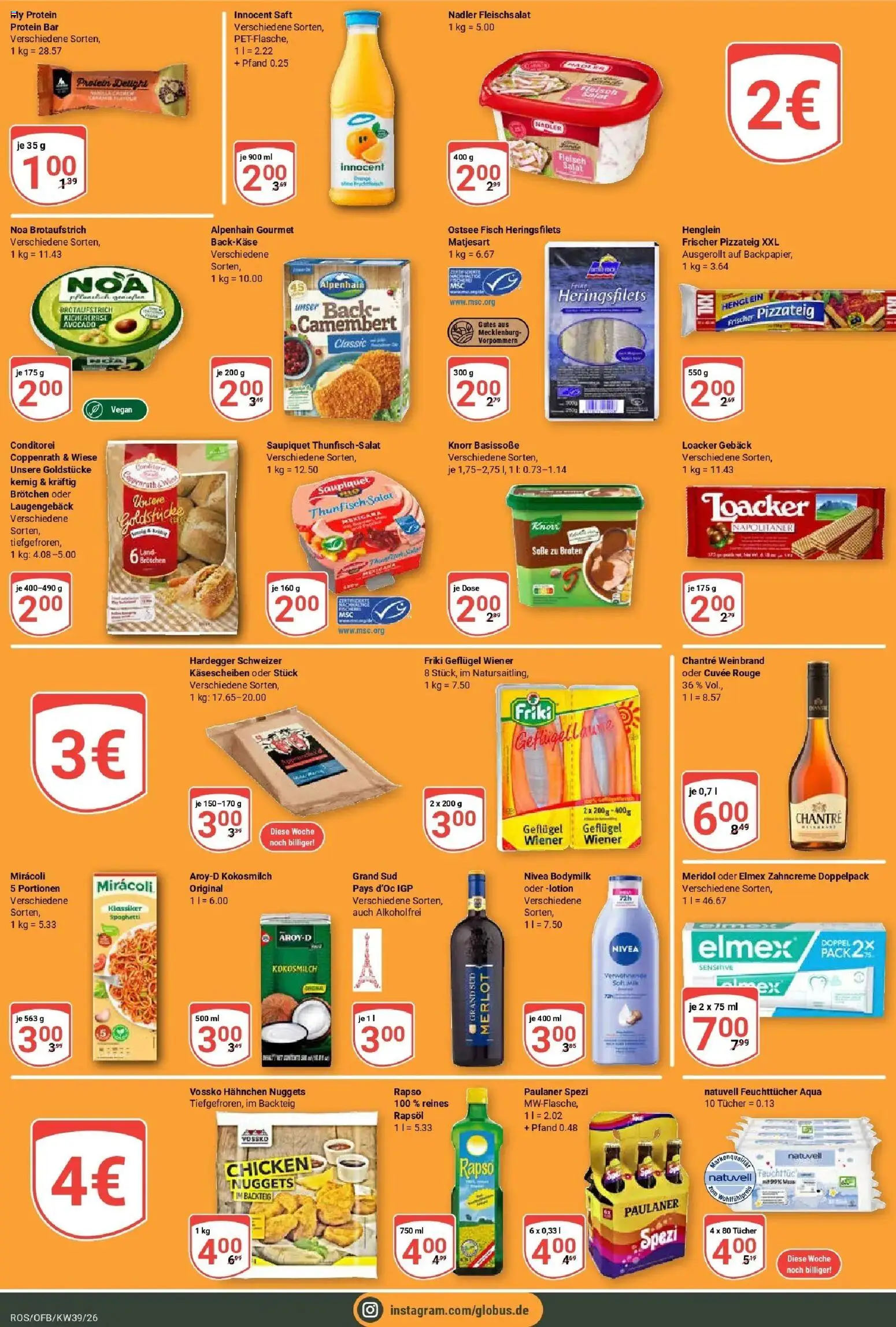 Globus Prospekt Lambrechtshagen (ab 21.09.2026) » Angebote online | Seite: 7 | Produkte: Spaghetti, Merlot, Rouge, Kokosmilch
