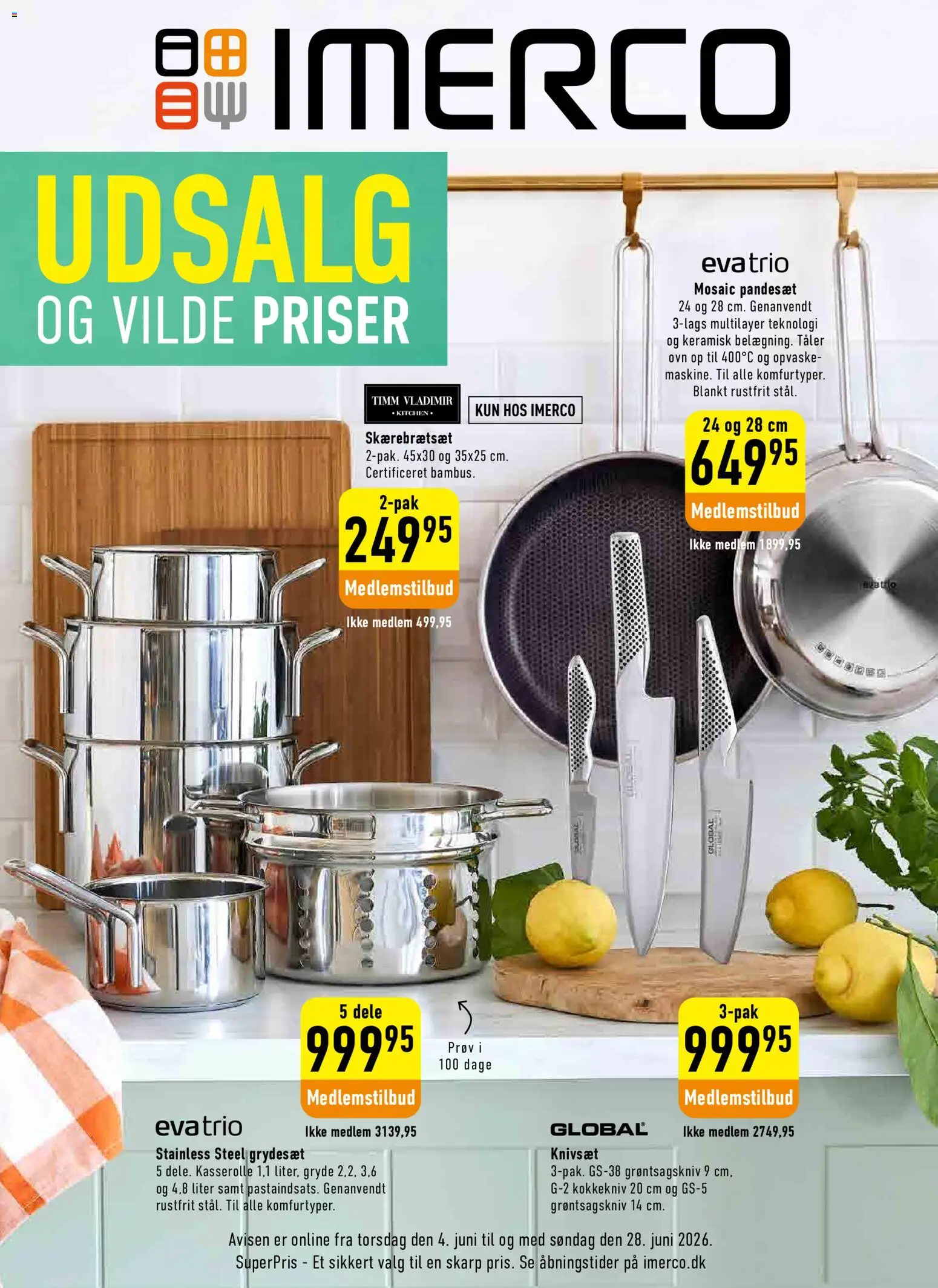 Imerco tilbudsavis – gyldig fra 04.06.2026 | Side: 1 | Produkter: Ovn