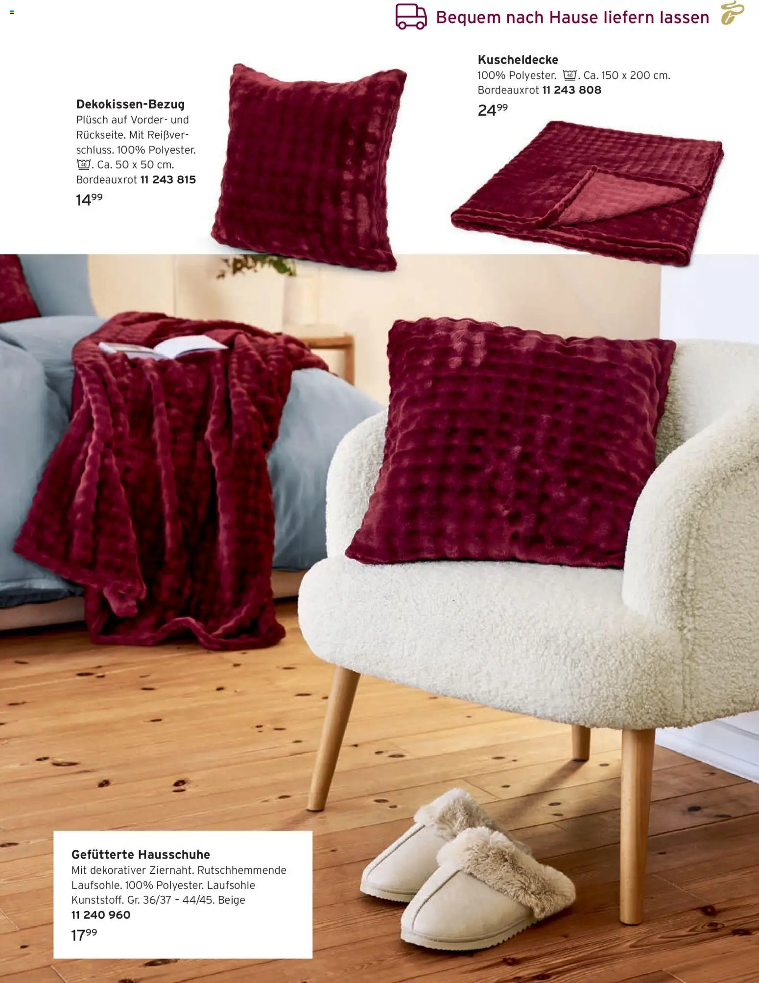 Angebote Tchibo – gültig ab 08.10.2026 | Seite: 61 | Produkte: Hausschuhe
