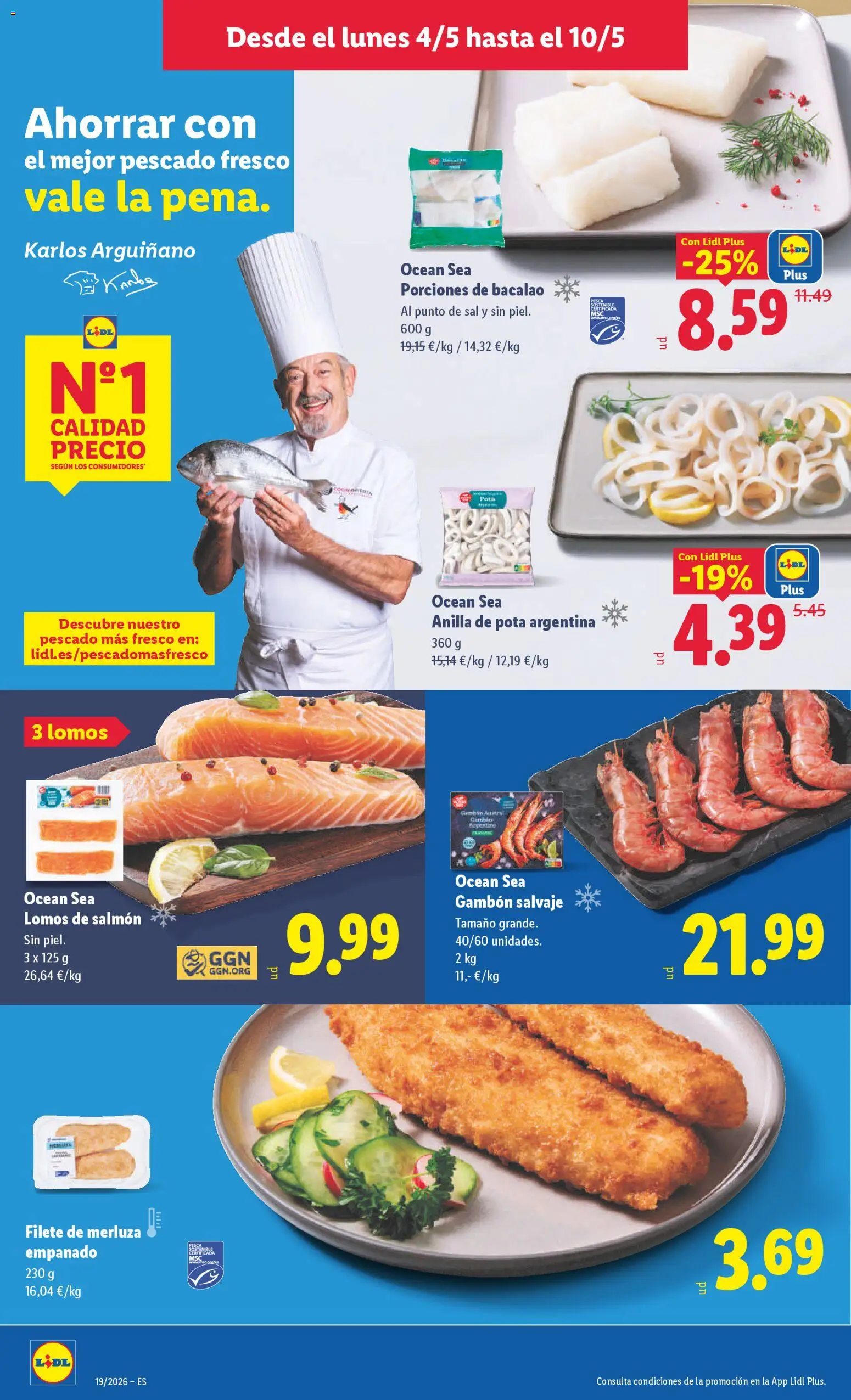 Lidl folleto │ válido desde el 04.05.2026 | Página: 8 | Productos: Pescado, Filete