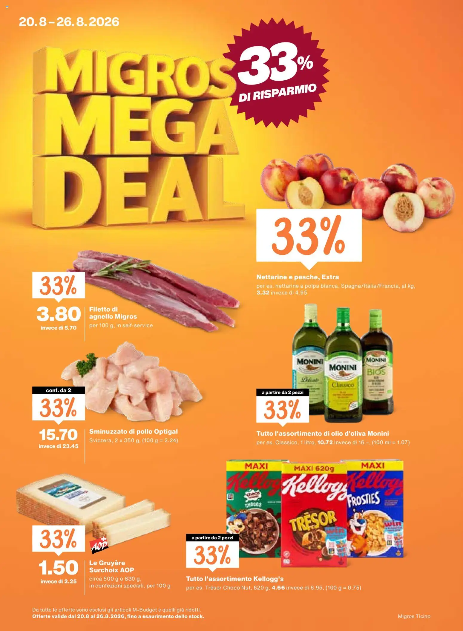 Migros aktionen IT – gültig ab 20.08.2026 | Seite: 1