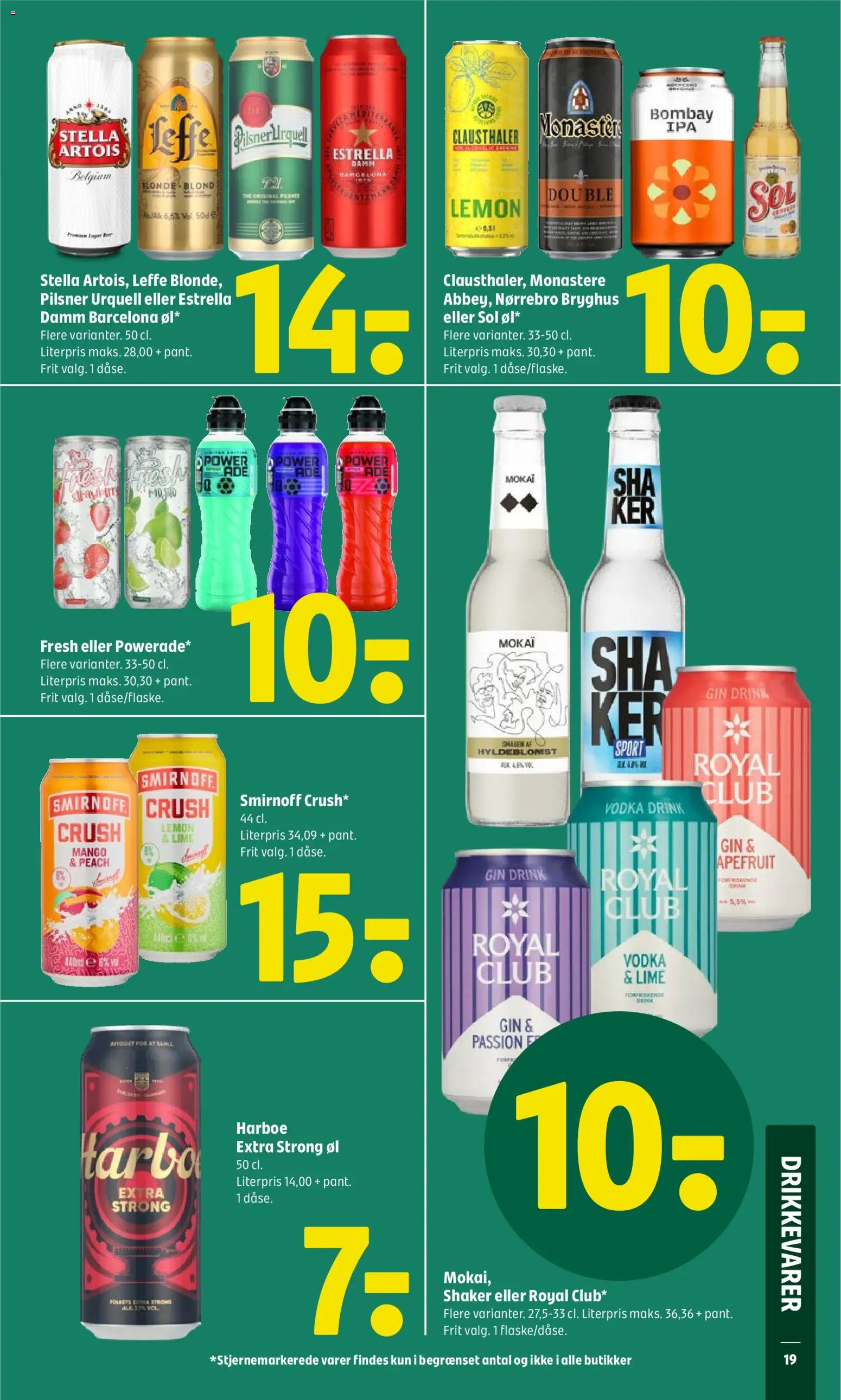 Coop 365 tilbudsavis – gyldig fra 04.06.2026 | Side: 22 | Produkter: Mango, Øl, Gin, Vodka