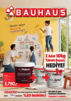29 Ağustos 2026 tarihinden itibaren geçerli olan Bauhaus kataloğu önizlemesi
