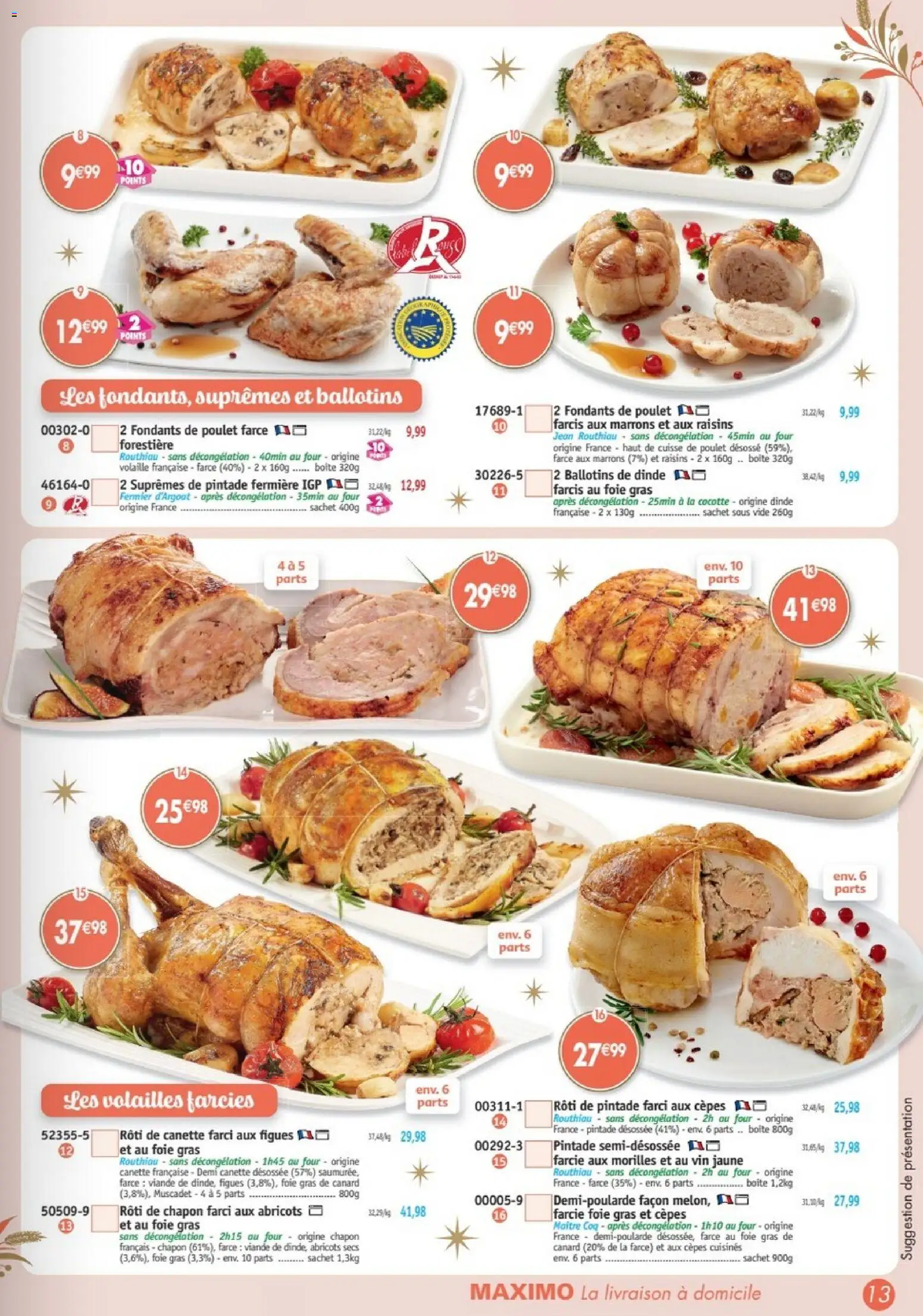 {H1} | Page: 13 | Produits: Volaille, Poulet, Jean, Viande