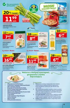 Pogląd oferty "Auchan gazetka - 30 Lat Hipermarket" - ważna od 14.05.2026 | Strona: 9 | Produkty: Grana padano, Szynka serrano, Prosciutto, Ser gorgonzola