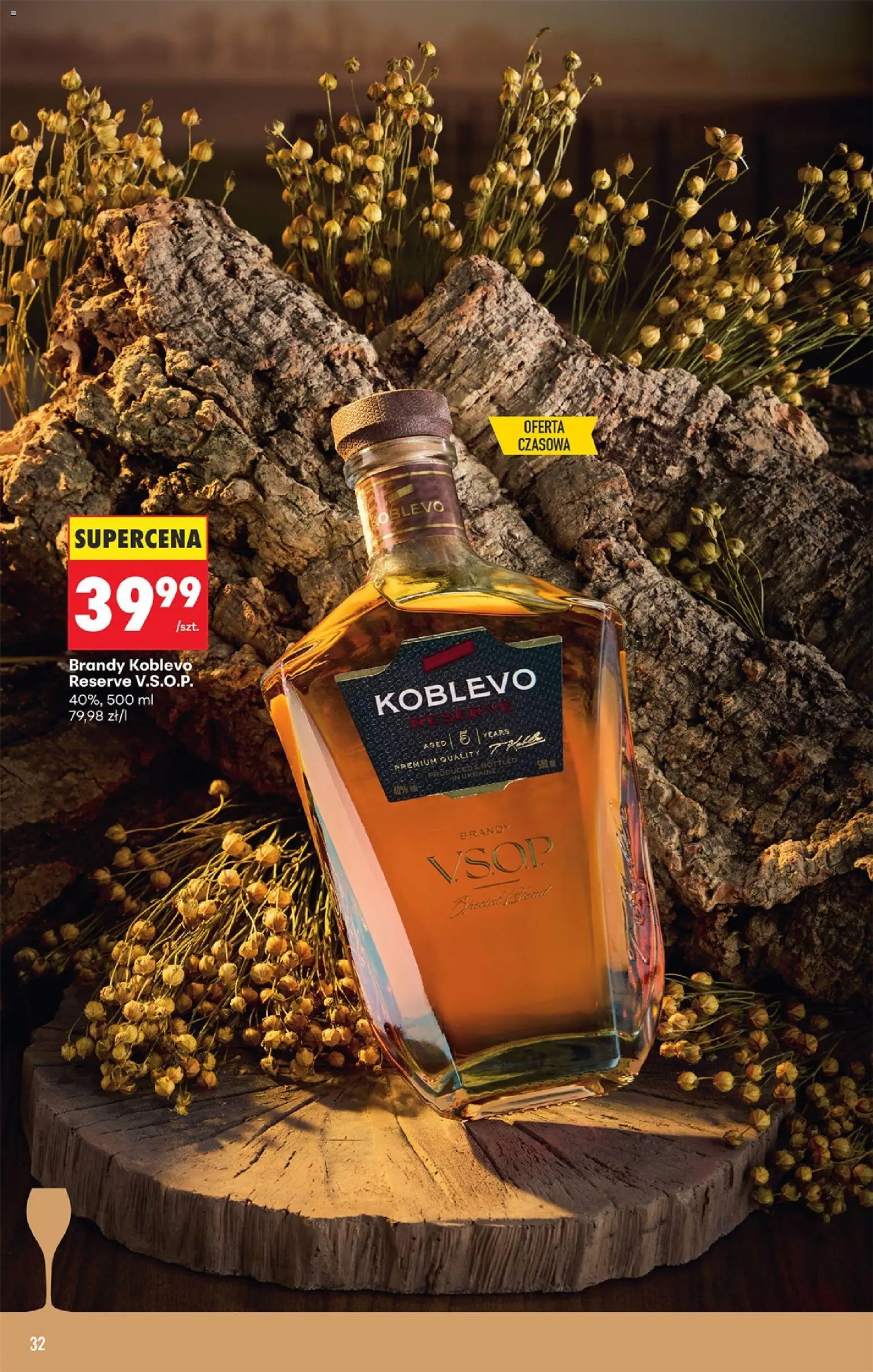 Biedronka Polsko leták - Czas na toast od 05.10.2026 | Strana: 32 | Produkty: Brandy