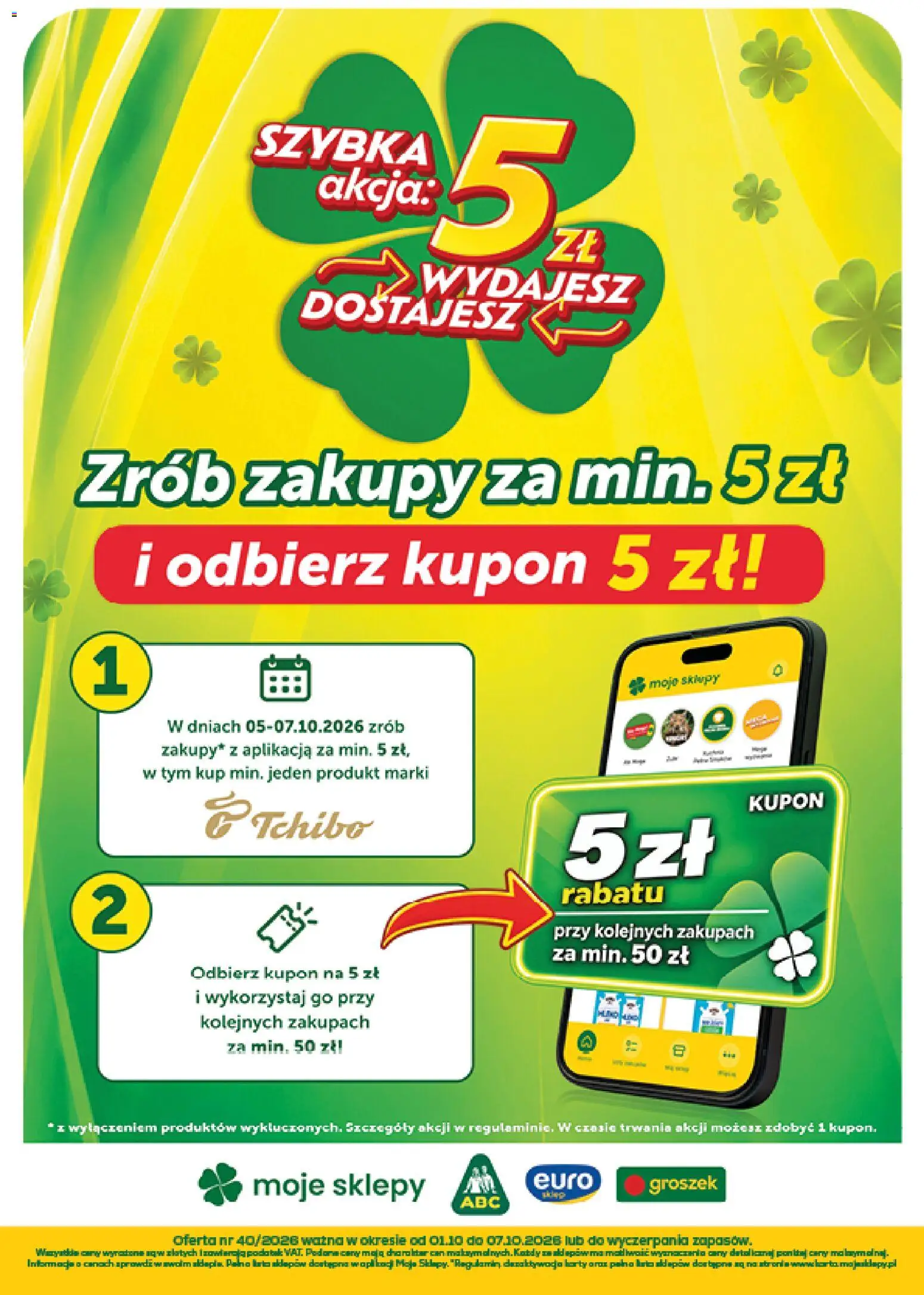 Euro Sklep gazetka - Minimarket od 01.10.2026 | Strona: 24 | Produkty: Groszek, Tchibo