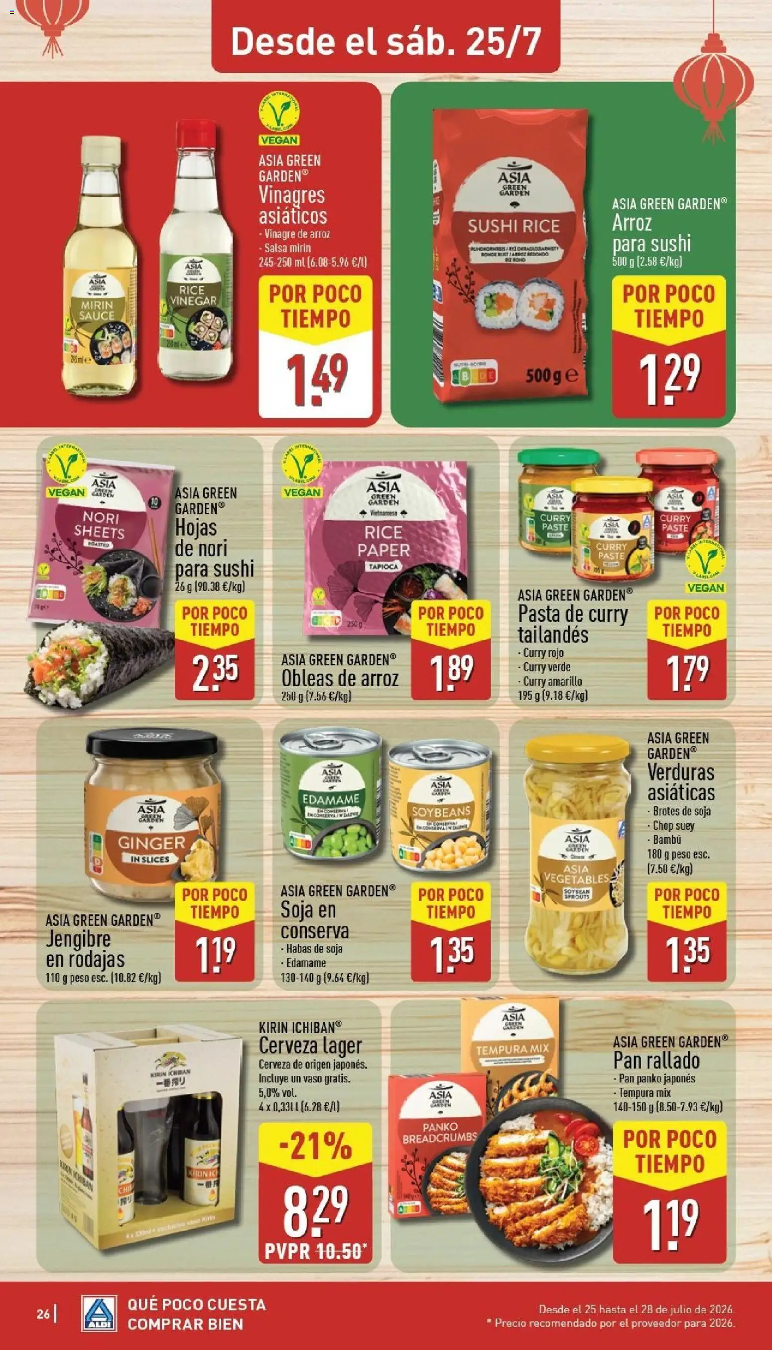 Aldi folleto Península │ válido desde el 20/07/2026 | Página: 26 | Productos: Arroz, Pasta, Σιδερώστρα, Δεξαμενή