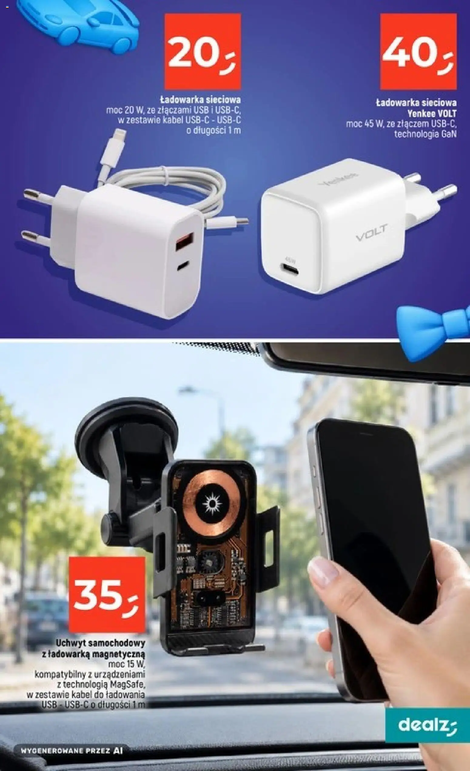 Dealz gazetka od 17.09.2026 | Strona: 55 | Produkty: Kabel, Ładowarka, USB