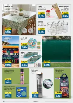 NTL Katalog - Pregled kataloga iz trgovine NTL, vrijedi od 17.06.2026 | Stranica: 22 | Proizvodi: Ručnik, Sprej protiv insekata, Japanke, Štapići