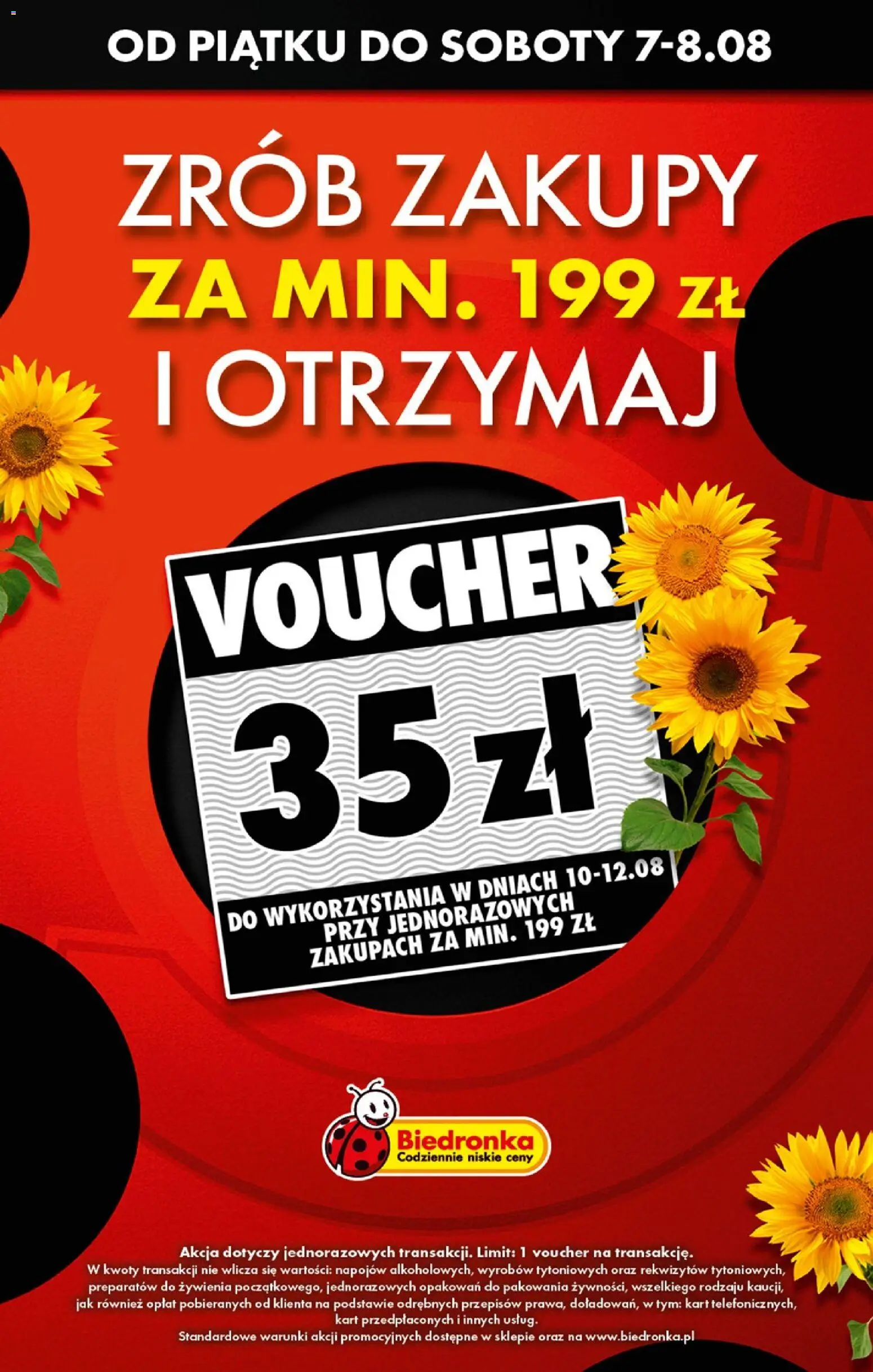 Biedronka gazetka - Tani weekend od 07.08.2026 | Strona: 3