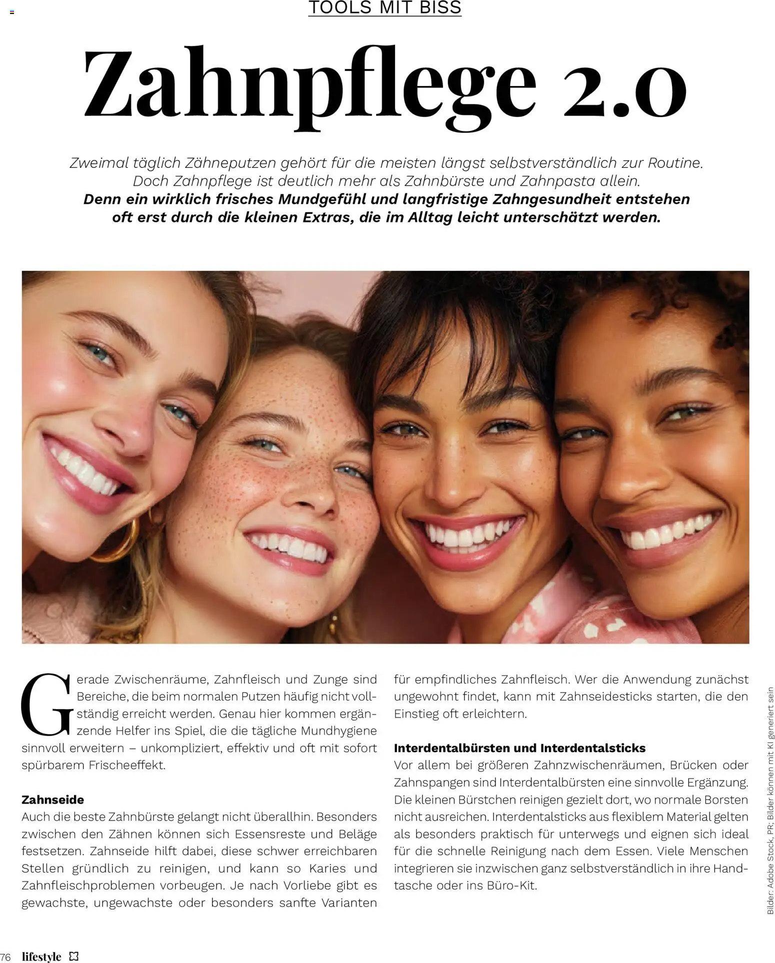 Müller Lifestyle – gültig ab 01.09.2026 | Seite: 76 | Produkte: Tasche, Bilder, Zahnpasta, Zahnbürste